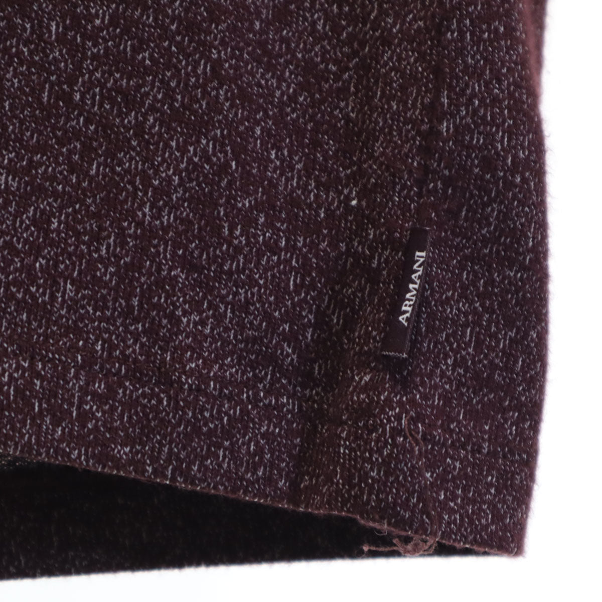ARMANI COLLEZIONI アルマーニコレッツォーニ 長袖 タートルネック ニット S ボルドー メンズ