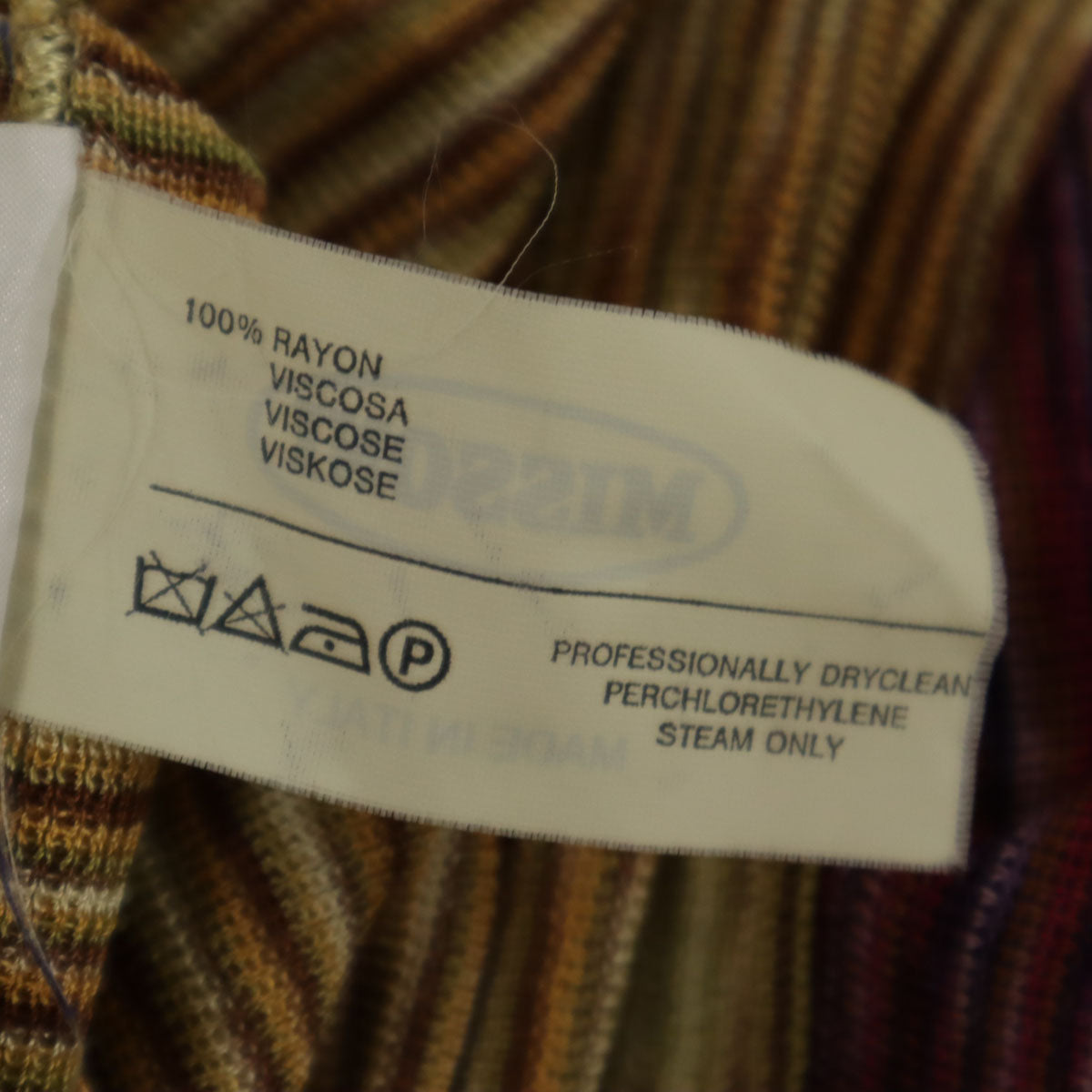 Missoni ミッソーニ イタリア製 総柄 長袖 ニット 40 グリーン レディース