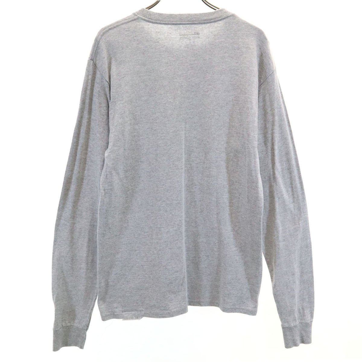 Champion チャンピオン 長袖 Tシャツ S グレー ロンT 無地 メンズ