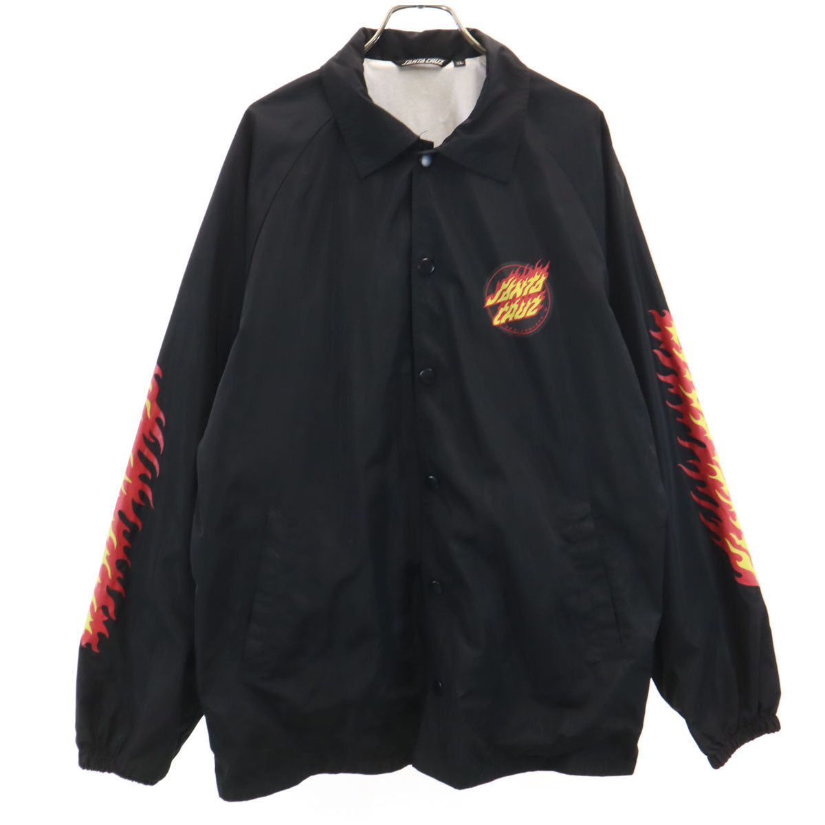 SANTA CRUZ サンタクルーズ コーチジャケット XL ブラック メンズ