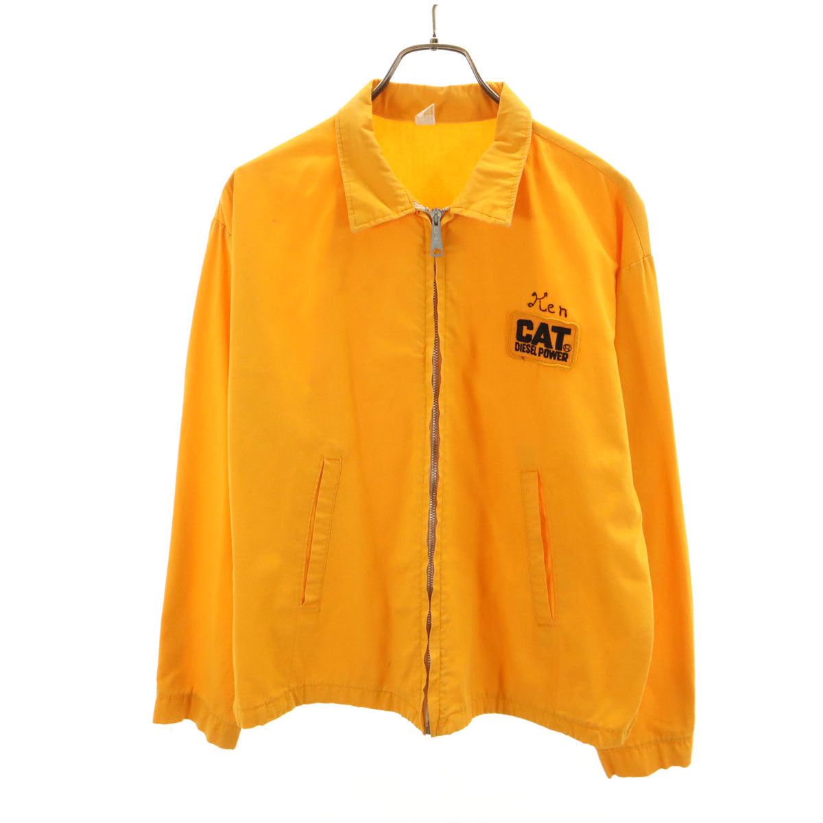 Louisville sports wear ルイビル 70s ヴィンテージ CAT DIESEL POWER ワークジャケット L 山吹色 メンズ