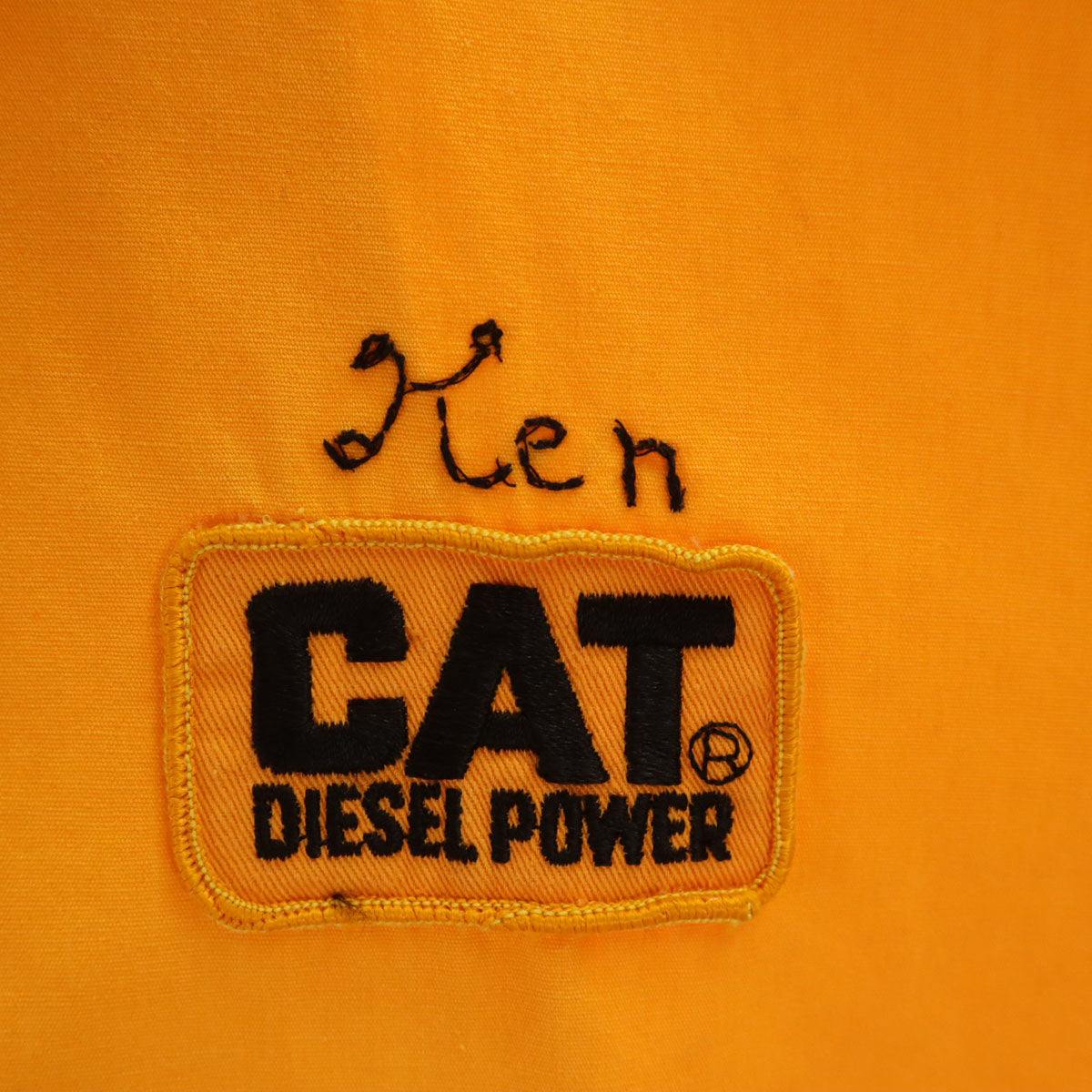 Louisville sports wear ルイビル 70s ヴィンテージ CAT DIESEL POWER ワークジャケット L 山吹色 メンズ