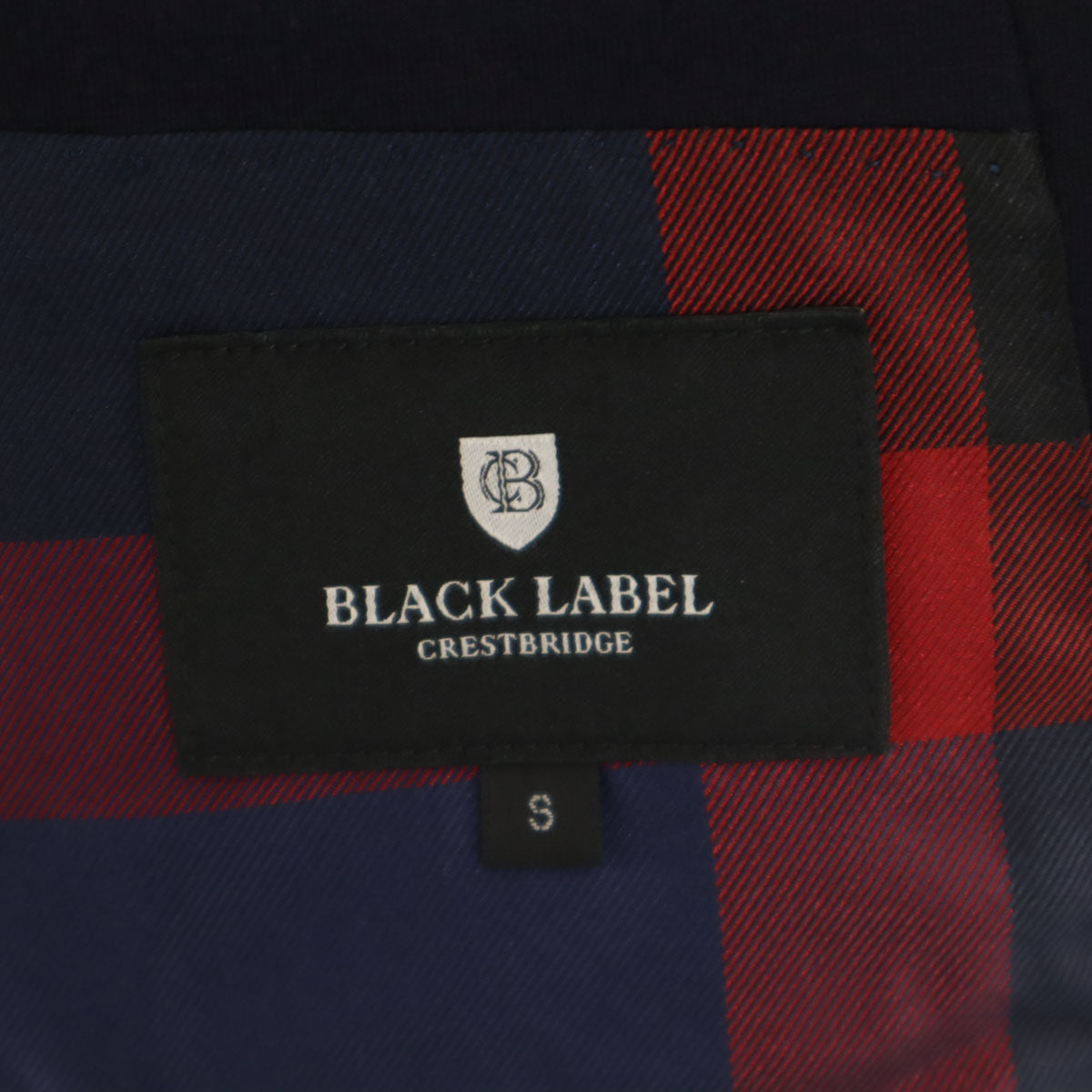 BLACK LABEL CRESTBRIDGE ブラックレーベルクレストブリッジ テーラードジャケット S ネイビー アンコン メンズ