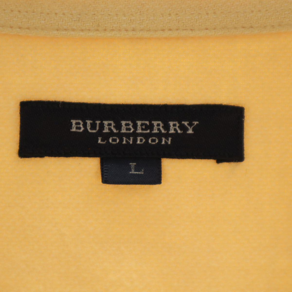 BURBERRY LONDON バーバリーロンドン 日本製 長袖 フランネル ボタンダウンシャツ L クリーム 三陽商会 メンズ
