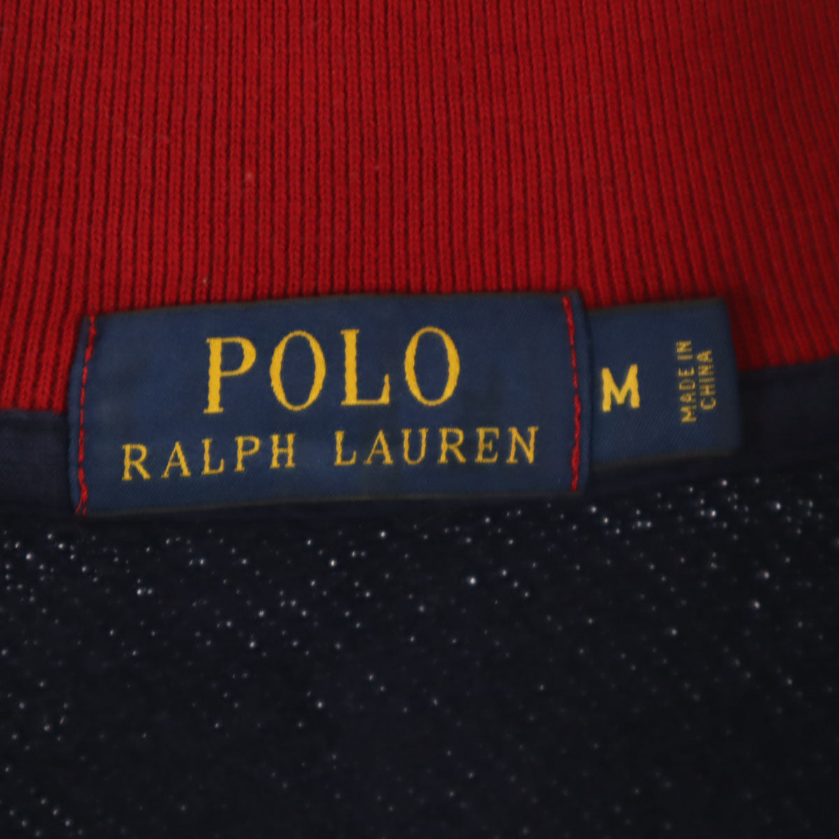 POLO RALPH LAUREN ポロラルフローレン スウェット ジップジャケット M ネイビー 裏起毛 メンズ