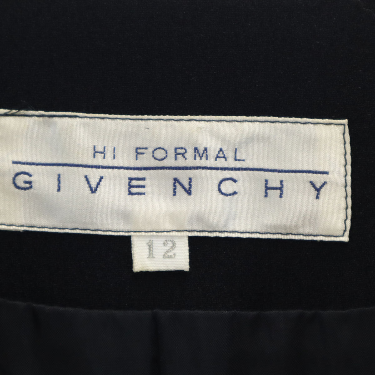 GIVENCHY ジバンシィ 80s 90s オールド フォーマル ジャケット 12 ブラック レディース
