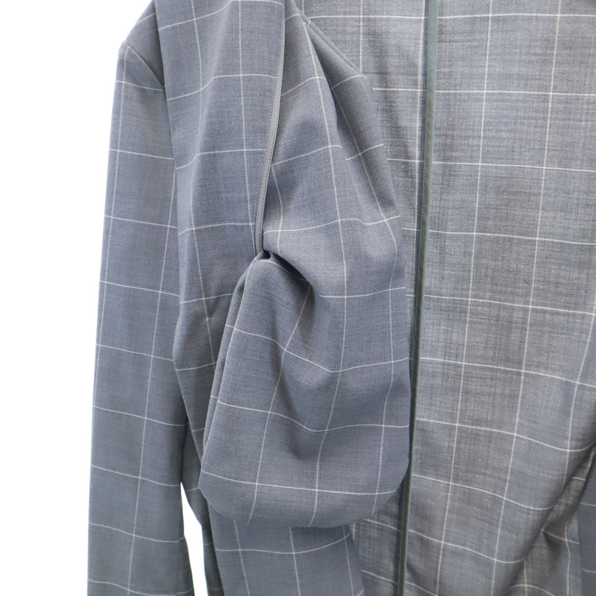 未使用 uniform experiment ユニフォームエクスペリメント 20SS ウィンドウペンチェック 3B テーラードジャケット 3 グレー ポケッタブル メンズ