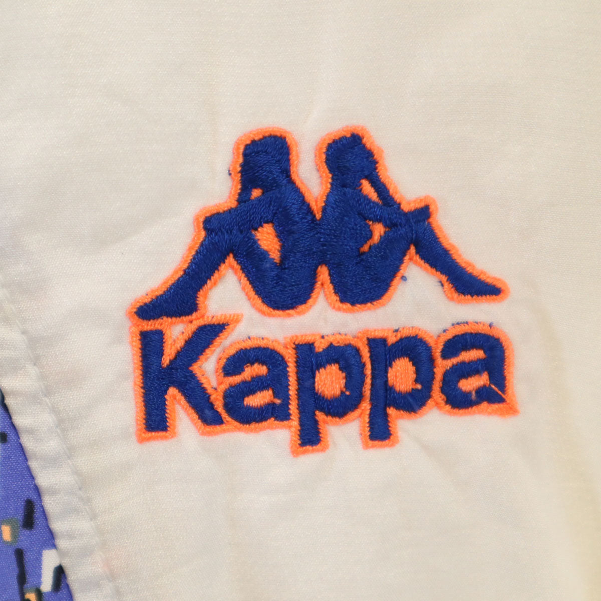 Kappa カッパ 90s オールド ナイロンジャケット M オフホワイト メンズ