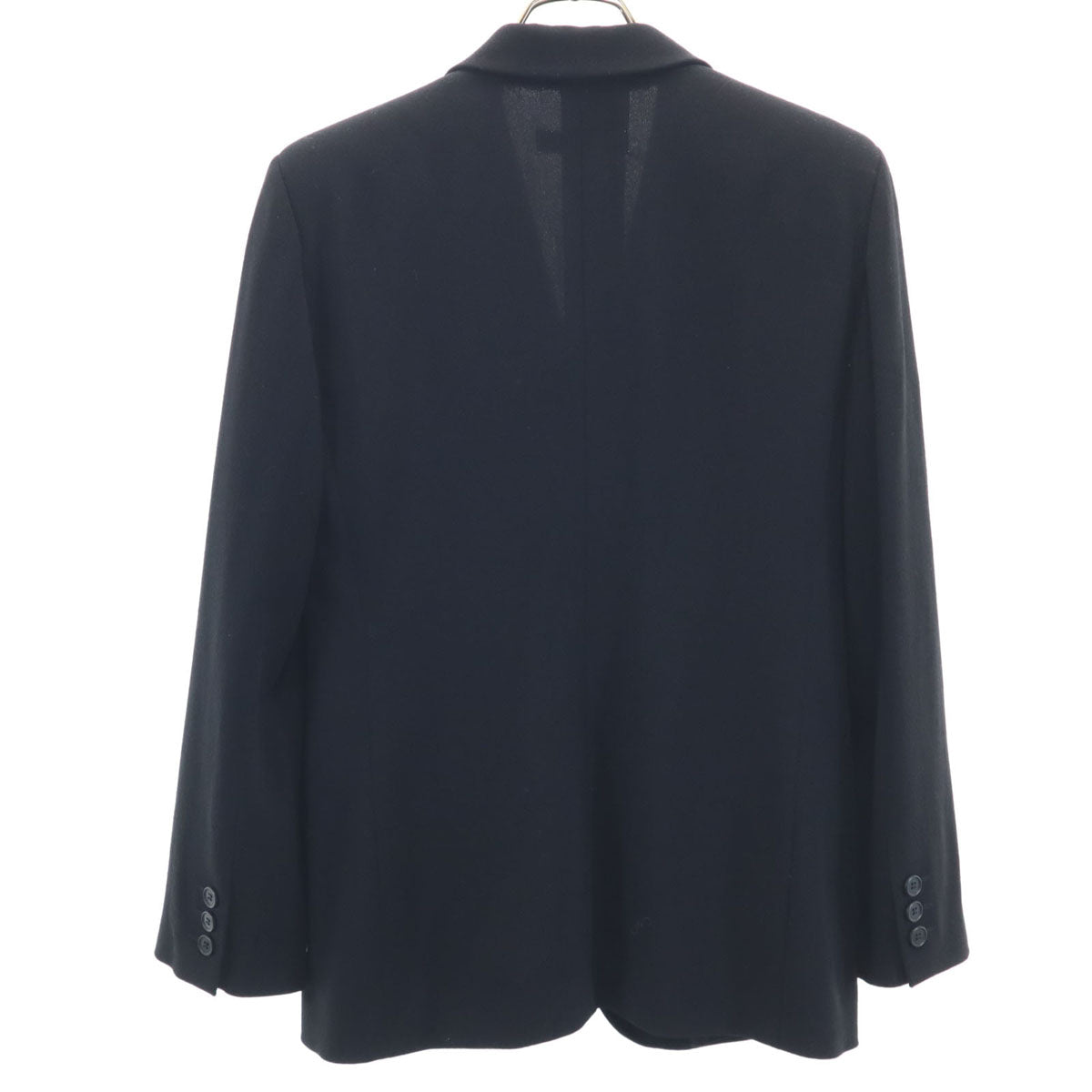 Emporio Armani エンポリオアルマーニ イタリア製 テーラードジャケット 38 ブラック レディース