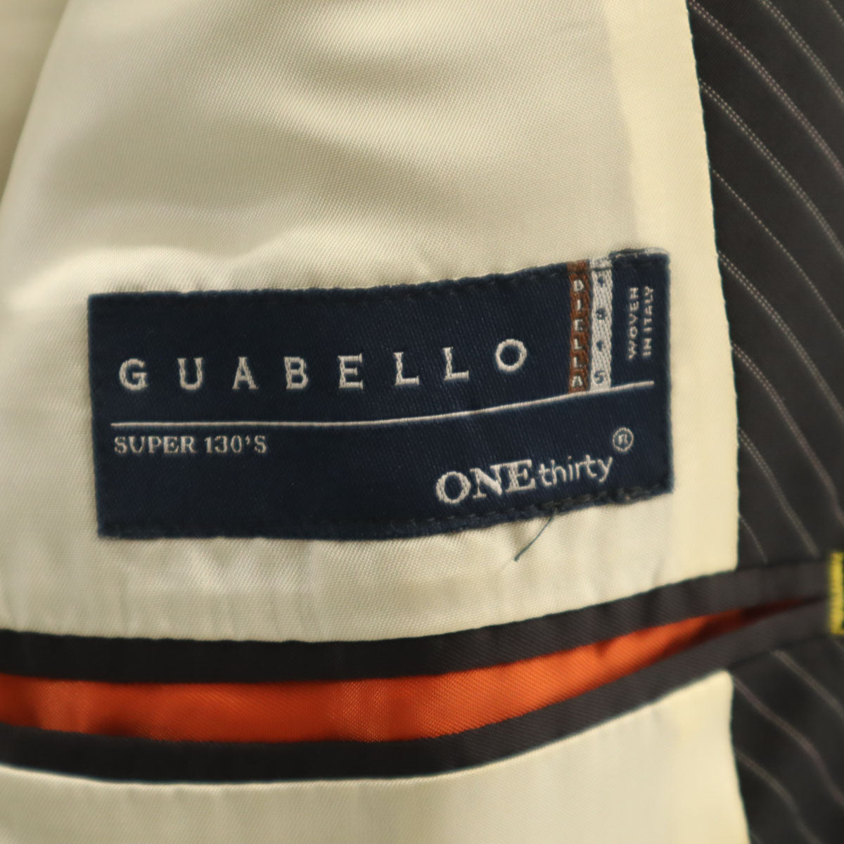 PAUL SMITH COLLECTION ポールスミスコレクション 日本製 ストライプ柄 テーラードジャケット M チャコールブラック 収納バッグ ハンガー付き メンズ