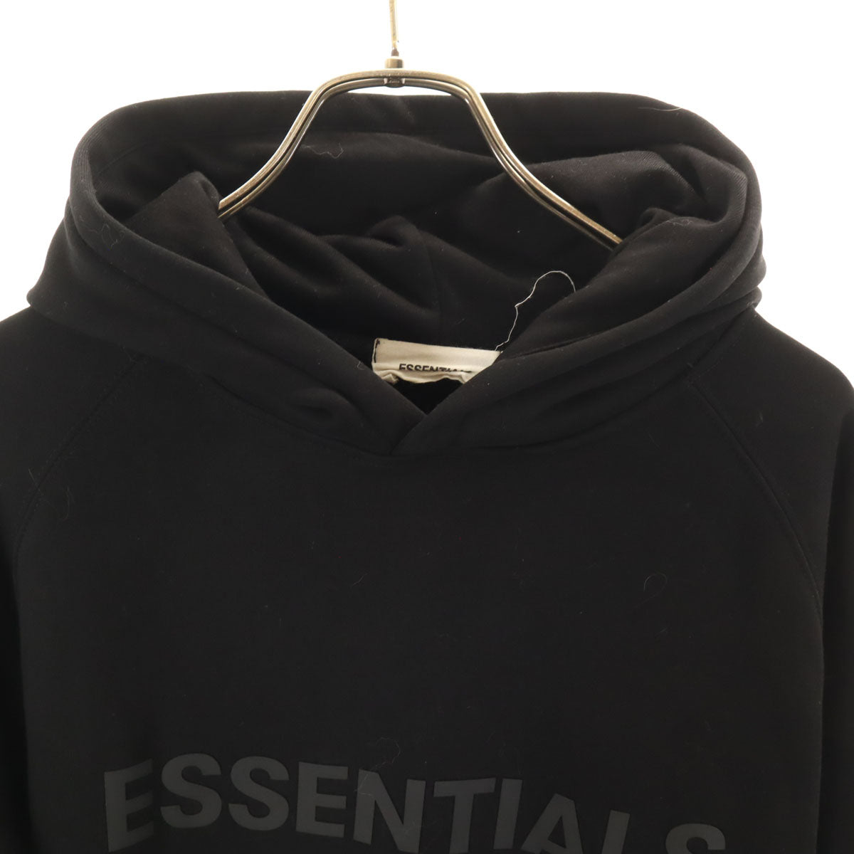 ESSENTIALS エッセンシャルズ 長袖 スウェットパーカー M ブラック 裏起毛 メンズ