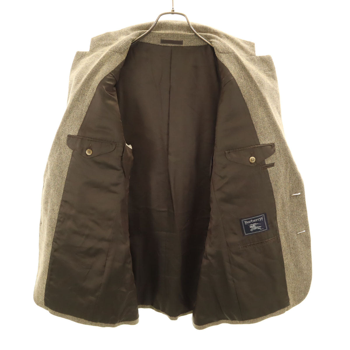 Burberrys バーバリーズ 90s 日本製 オールド テーラードジャケット A7 ベージュ 三陽商会 メンズ