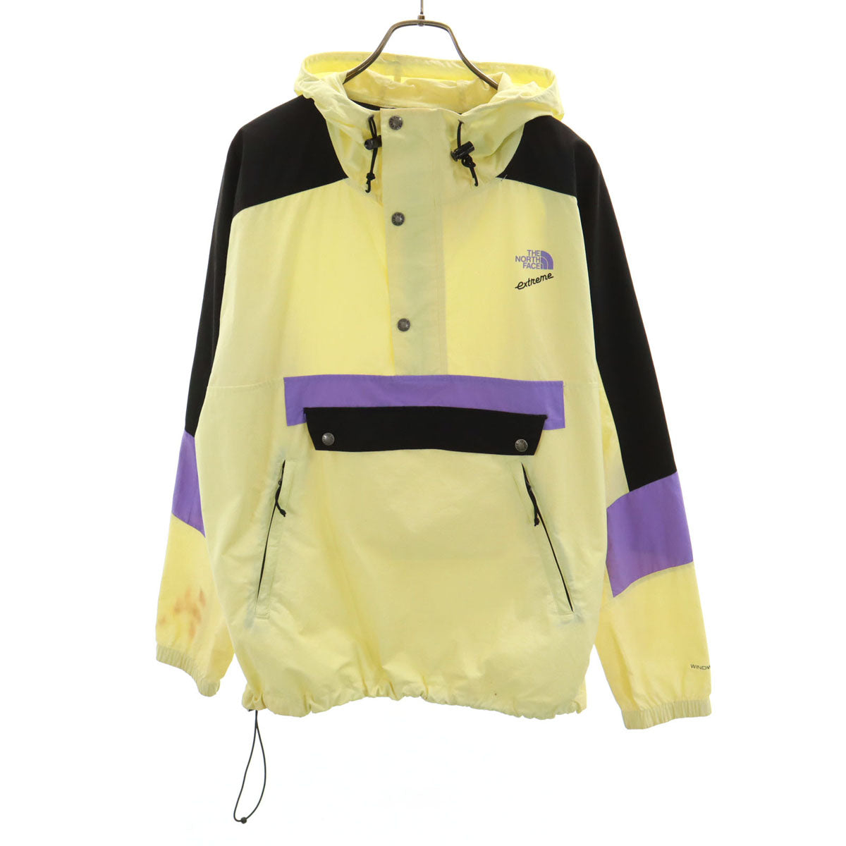 THE NORTH FACE ノースフェイス アノラックパーカー L イエロー アウトドア NF0A4AGS メンズ