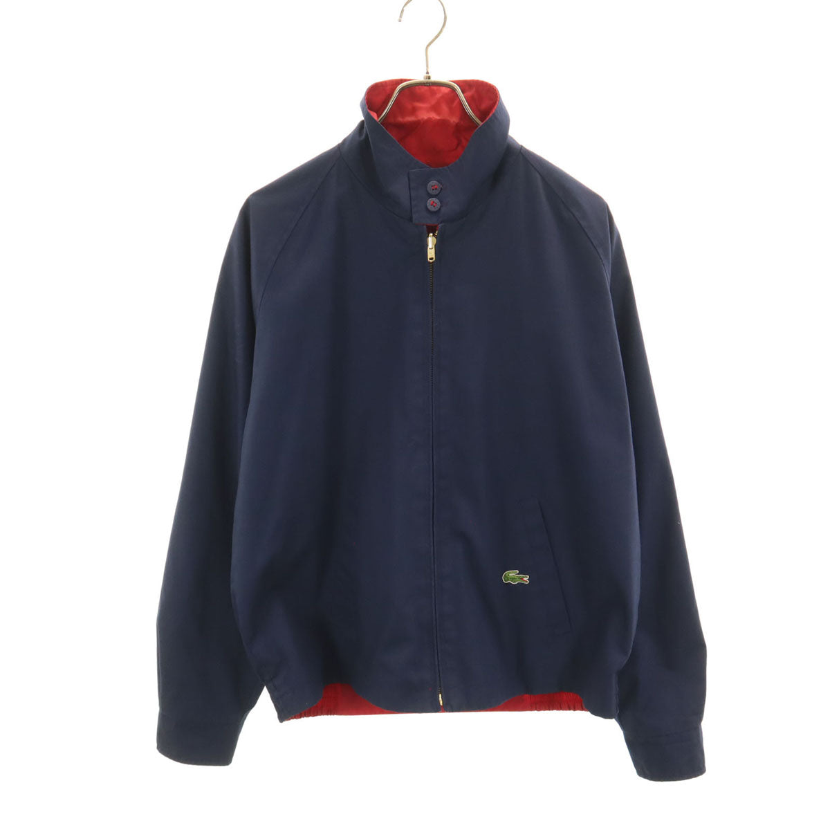 IZOD LACOSTE アイゾッドラコステ 70s 糸巻きタグ ヴィンテージ ナイロンジャケット L ブルー メンズ