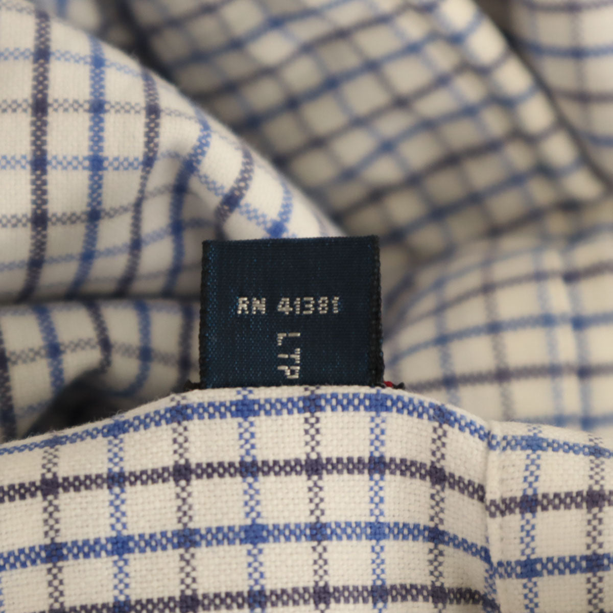 RALPH LAUREN ラルフローレン 90s BIG SHIRT オールド チェック柄 長袖 シャツ S ブルー メンズ
