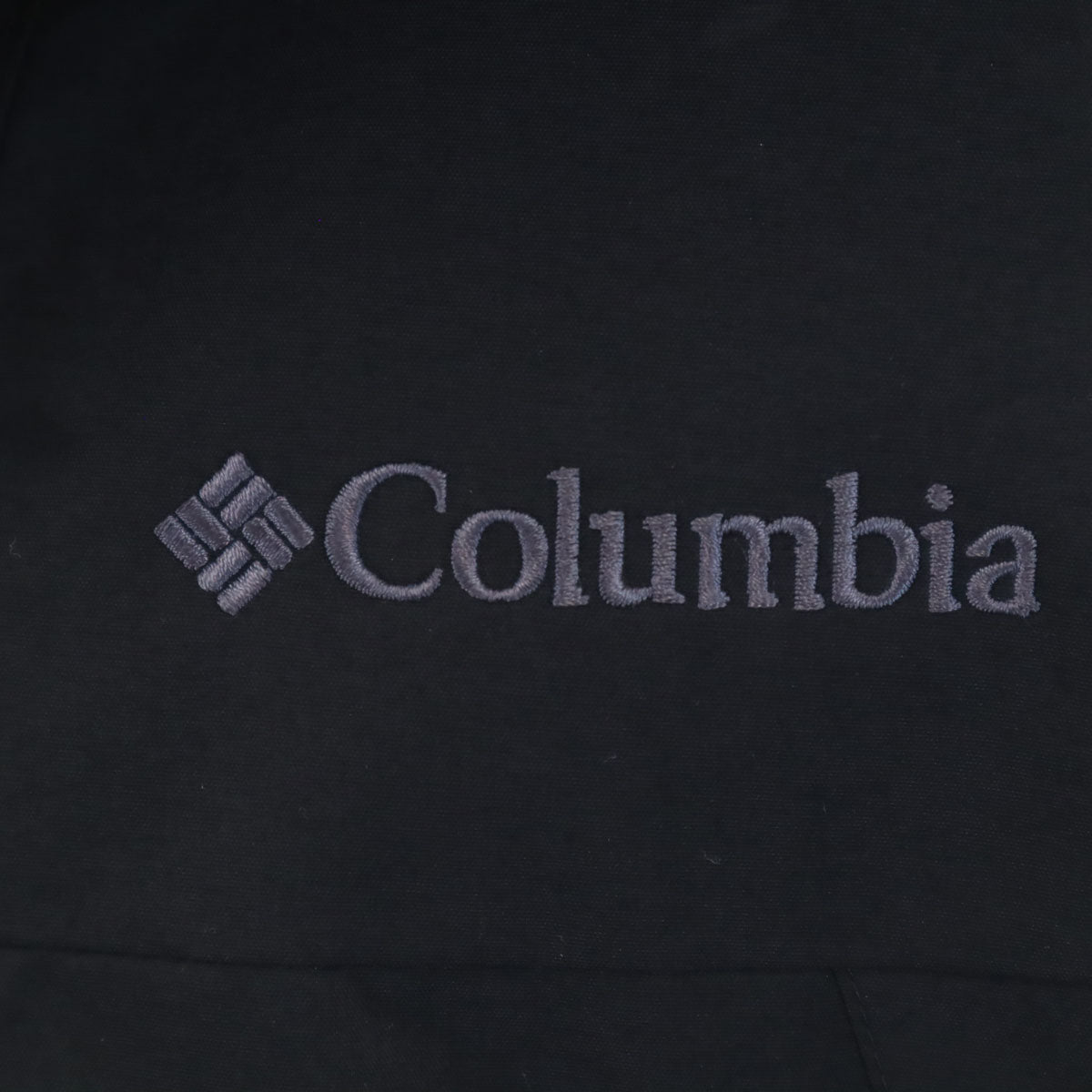 Columbia コロンビア ナイロンジャケット L ブラック系 アウトドア フード メンズ