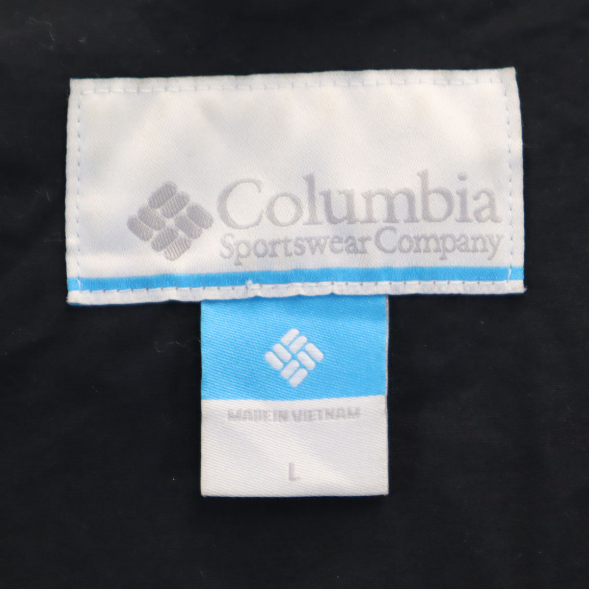 Columbia コロンビア ナイロンジャケット L ブラック系 アウトドア フード メンズ