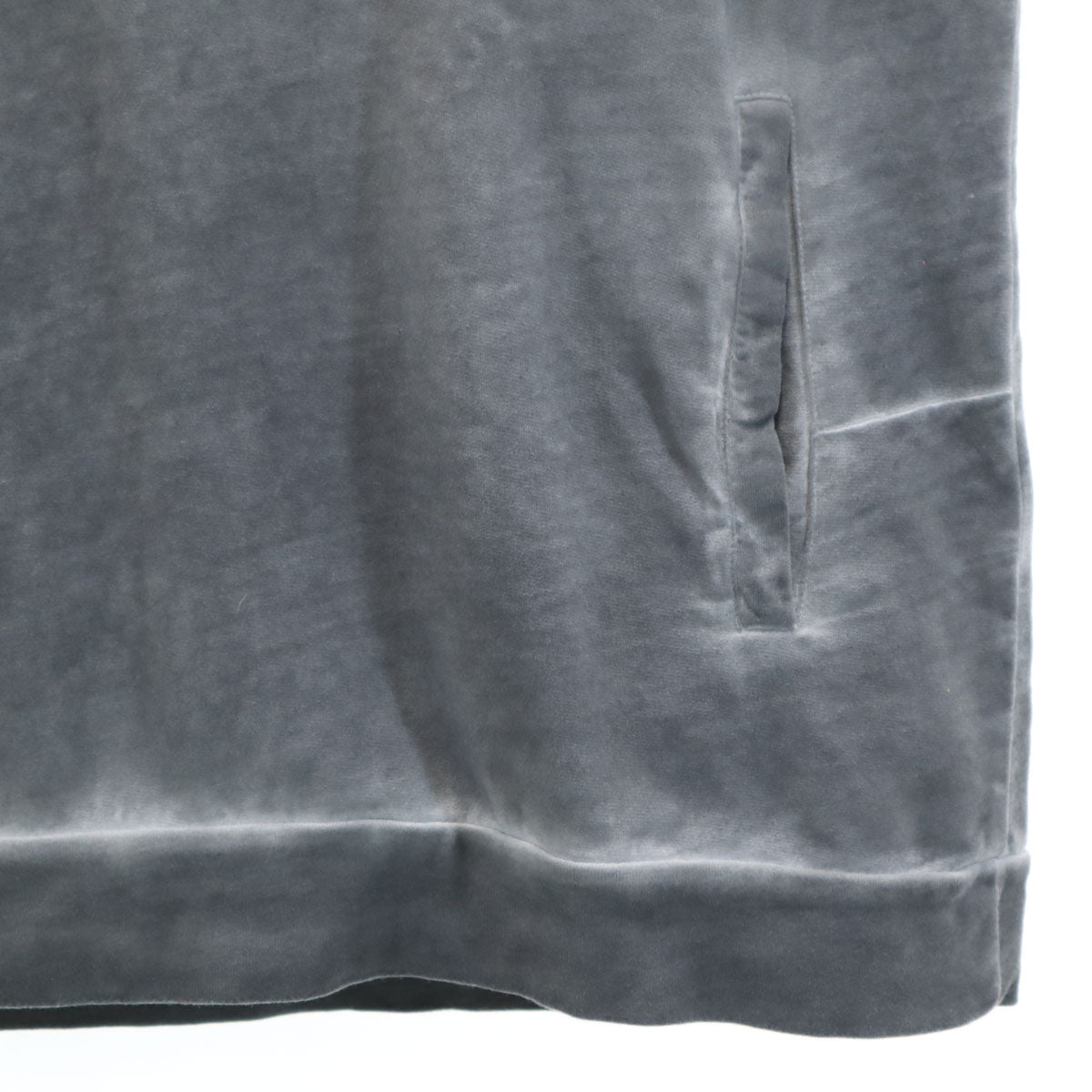 Emporio Armani エンポリオアルマーニ 長袖 顔料加工 カットソー XXL グレー ビッグサイズ メンズ