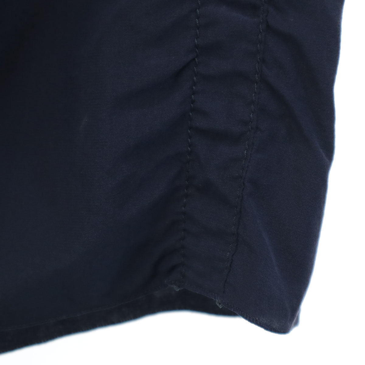 MARNI マルニ ポルトガル製 シルク 長袖 ブラウス 38 ネイビー シャツ レディース