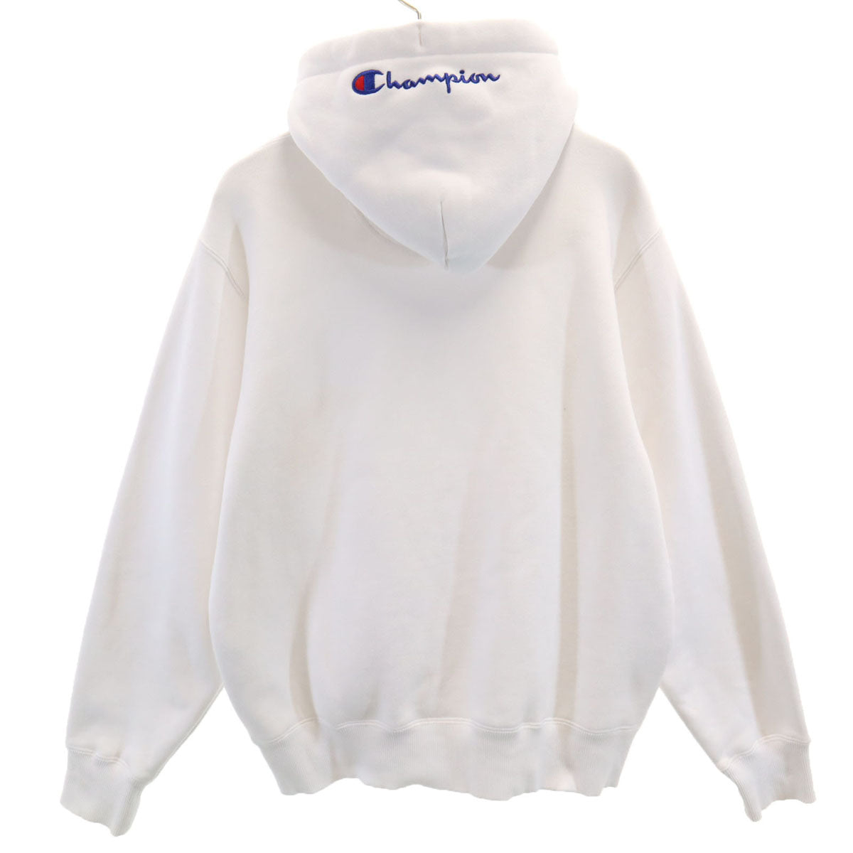 Champion チャンピオン 長袖 スウェットパーカー M ホワイト 裏起毛 メンズ