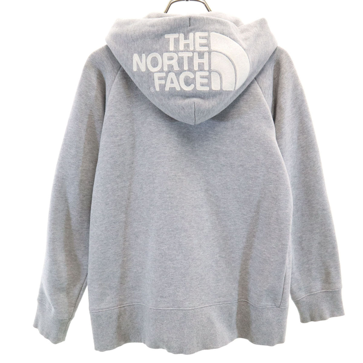 THE NORTH FACE ノースフェイス 長袖 ジップパーカー M グレー 裏起毛 メンズ