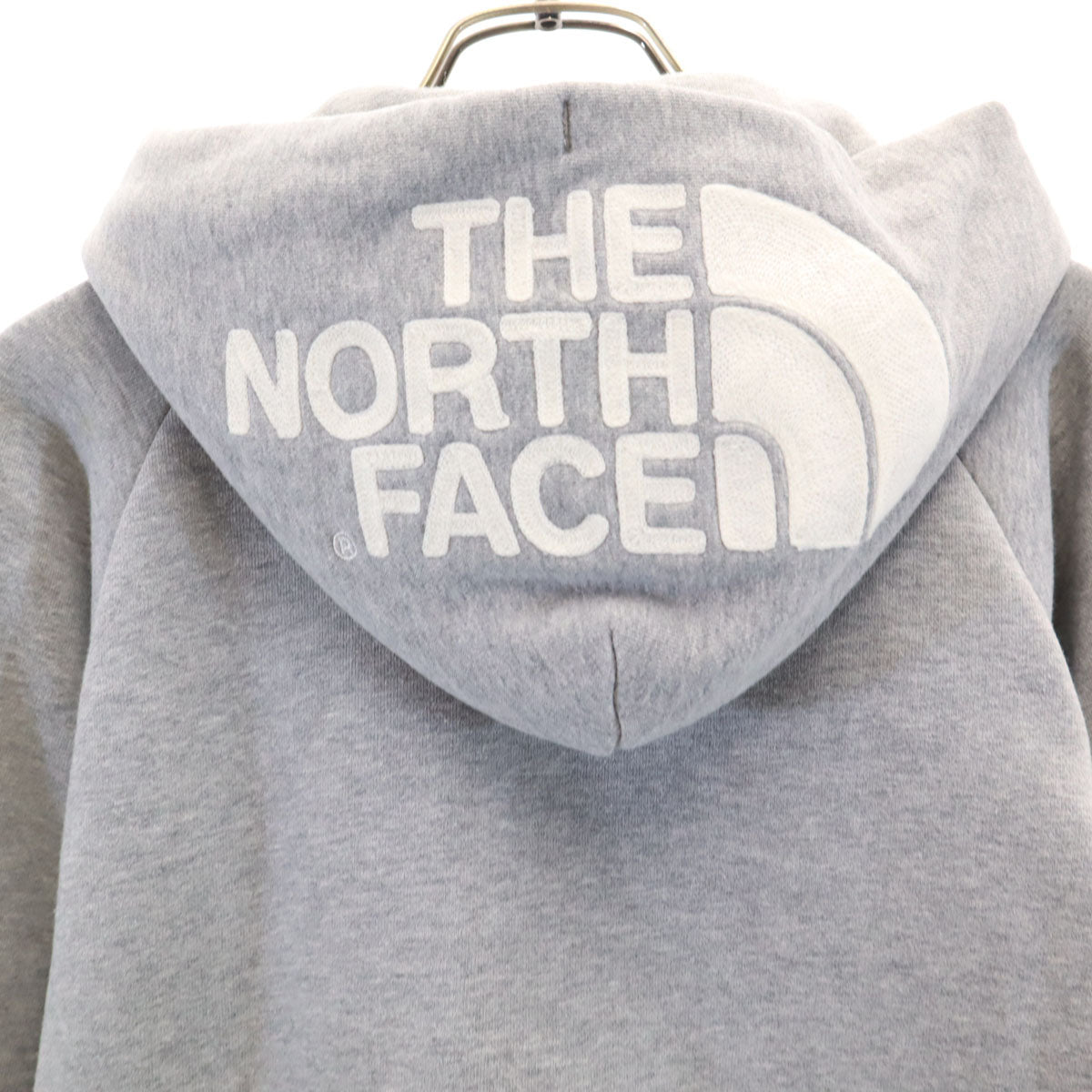 THE NORTH FACE ノースフェイス 長袖 ジップパーカー M グレー 裏起毛 メンズ