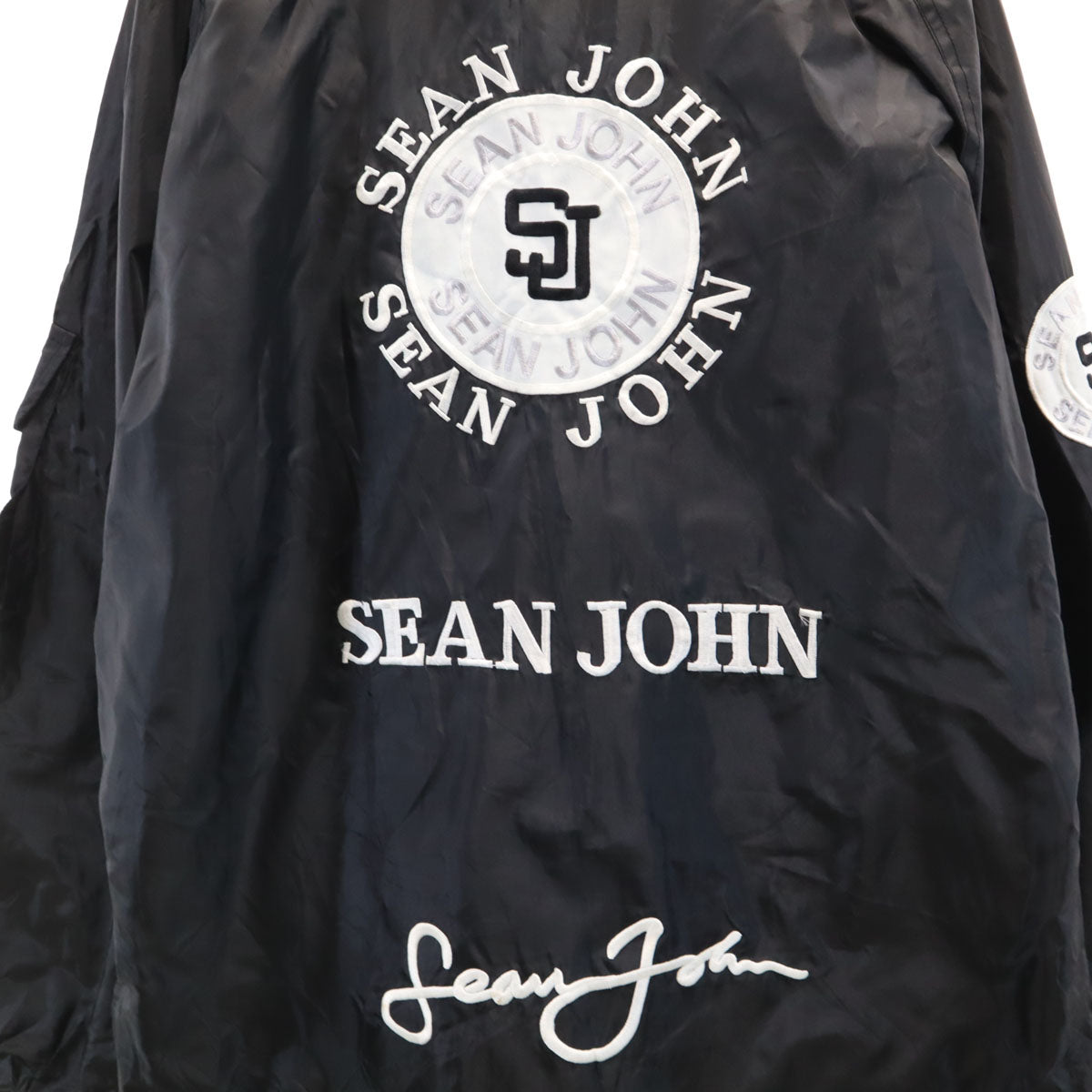 Sean John ショーンジョン コーチジャケット L ブラック メンズ