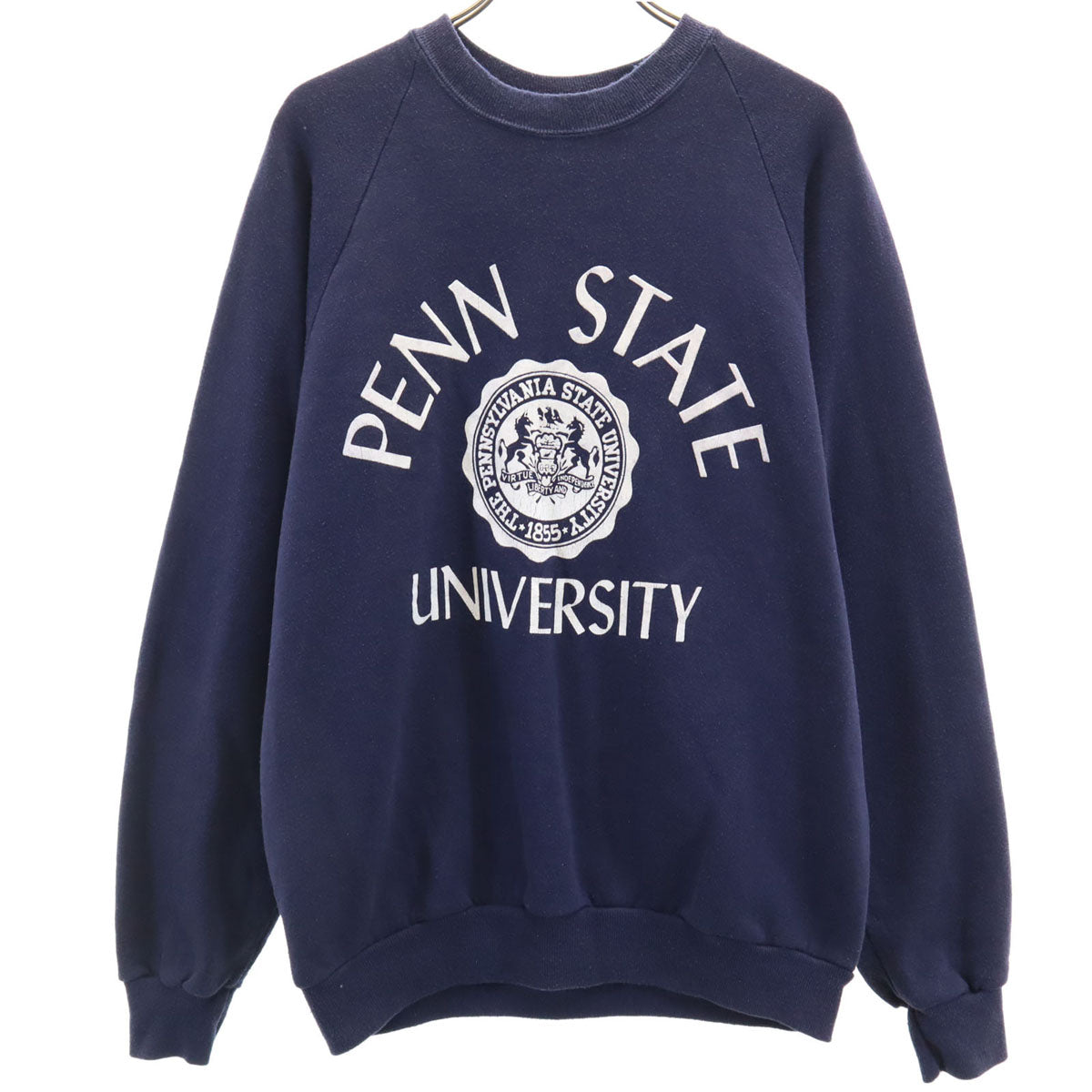 JERZEES ジャージーズ 70s 80s USA製 ヴィンテージ PENN STATE 長袖 スウェット トレーナー L ネイビー メンズ