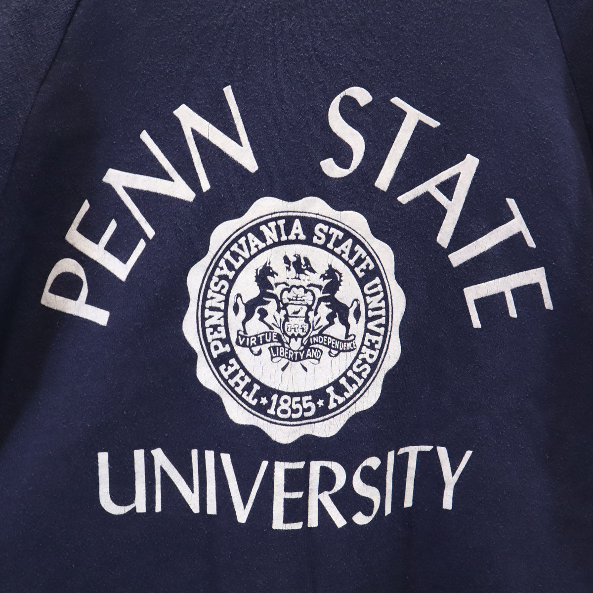 JERZEES ジャージーズ 70s 80s USA製 ヴィンテージ PENN STATE 長袖 スウェット トレーナー L ネイビー メンズ