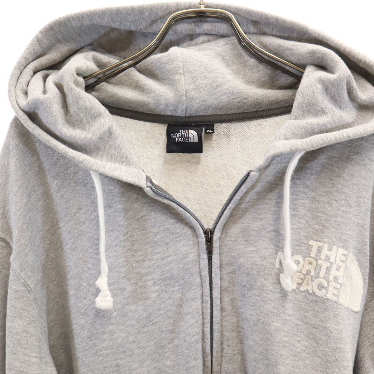 THE NORTH FACE ノースフェイス 長袖 スウェット ジップパーカー XL グレー NT61720X アウトドア メンズ