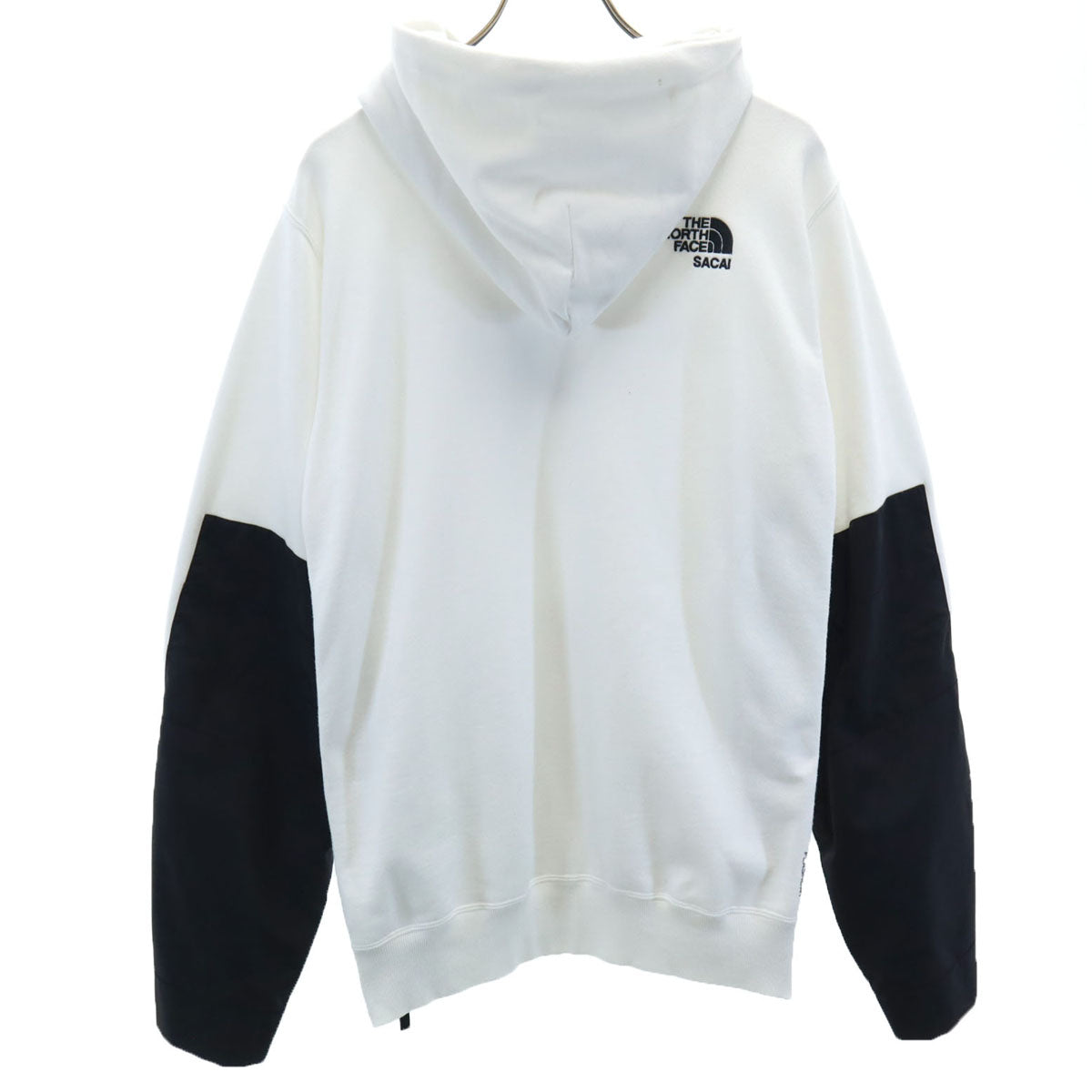 THE NORTH FACE ノースフェイス サカイ コラボ 長袖 スウェットパーカー XL ホワイト x sacai アウトドア NT6175SA メンズ