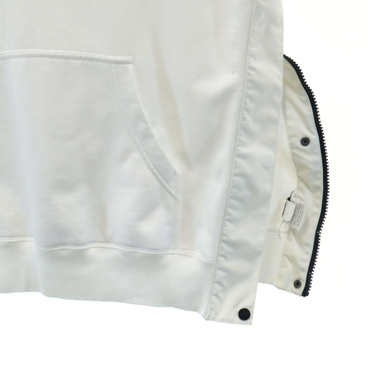 THE NORTH FACE ノースフェイス サカイ コラボ 長袖 スウェットパーカー XL ホワイト x sacai アウトドア NT6175SA メンズ