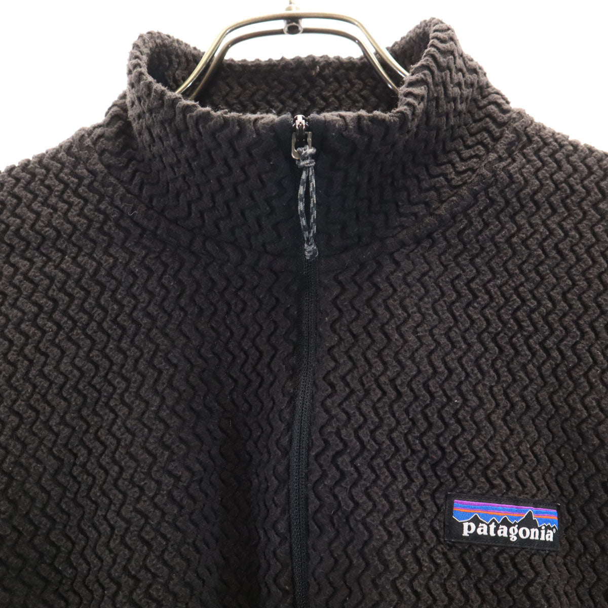 patagonia パタゴニア R1 長袖 R1 エアー ハーフジップ ウェア M ブラウンブラック系 40250SP24 アウトドア レディース
