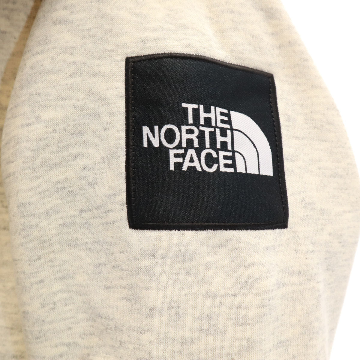 THE NORTH FACE ノースフェイス スクエアロゴ 長袖 スウェットパーカー M オートミール NT62039 アウトドア 裏起毛 メンズ