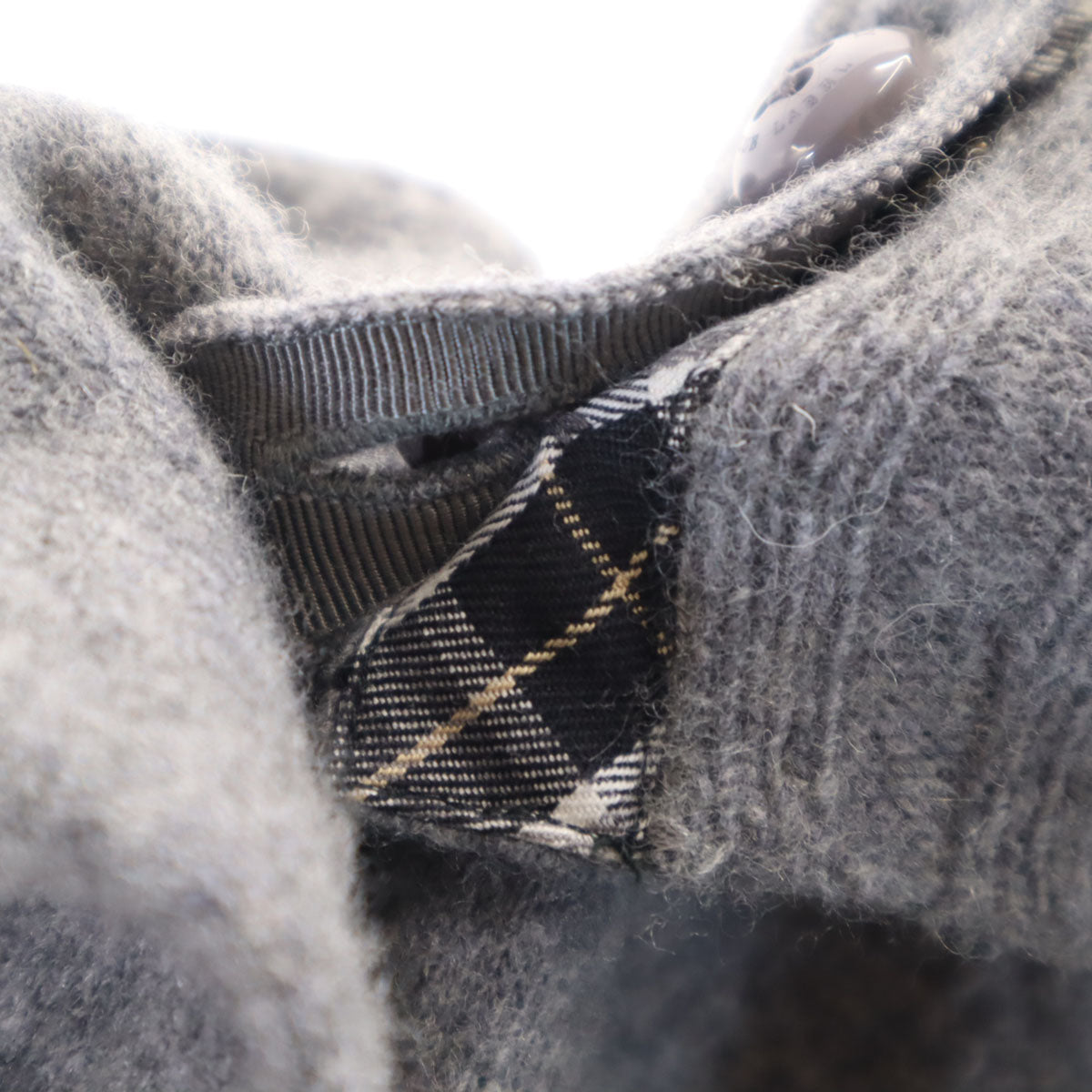 BURBERRY LONDON BLUE LABEL バーバリー ロンドン ブルーレーベル 長袖 オフタートルネック セーター 38 グレー 三陽商会 ニット レディース