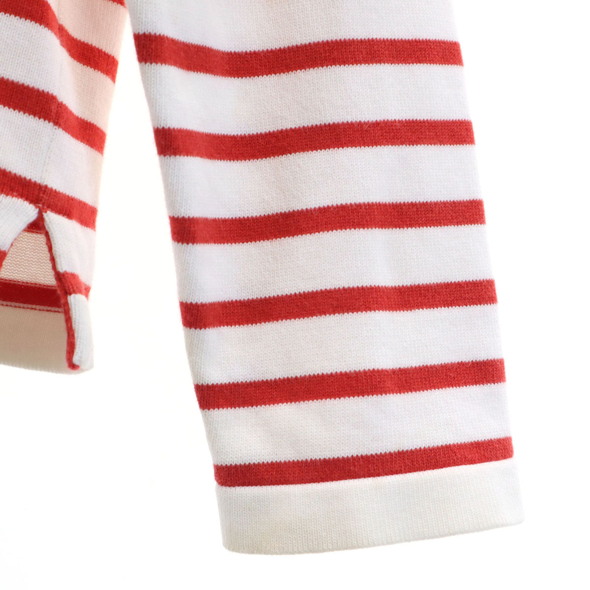 The Guilty Parties ギルティーパーティーズ 日本製 ボーダー柄 長袖 ニット M ホワイト ワコマリア メンズ