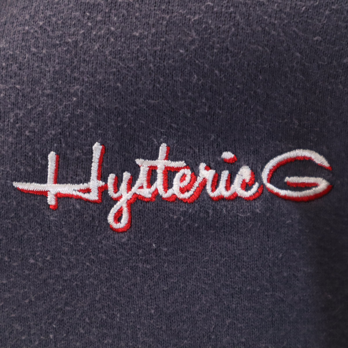 HYSTERIC GLAMOUR ヒステリックグラマー 日本製 長袖 スウェット トレーナー L ネイビー メンズ