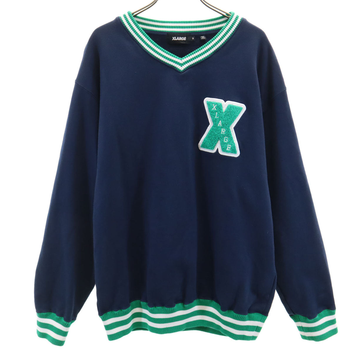 XLARGE エクストララージ 長袖 スウェット トレーナー M ネイビー メンズ