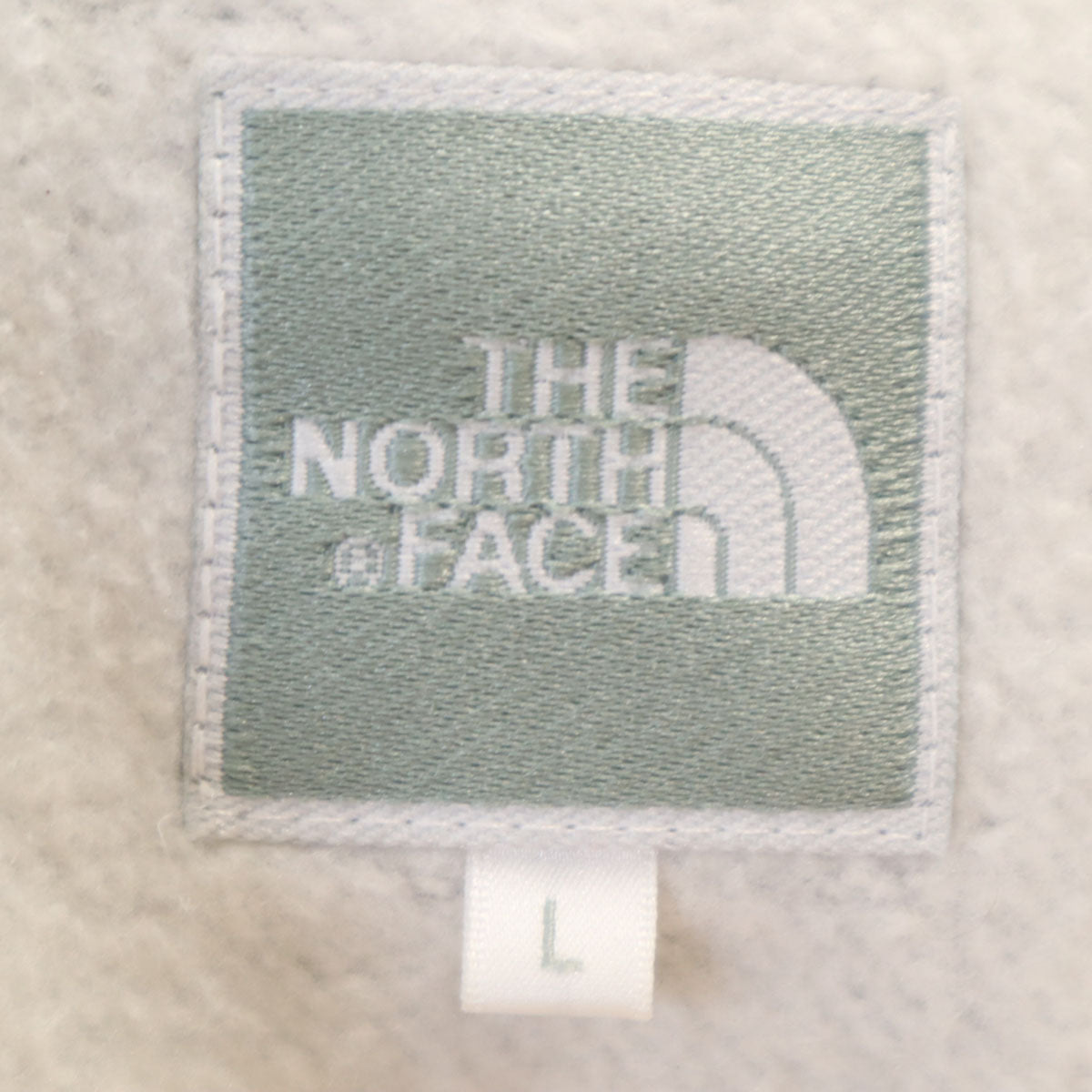 THE NORTH FACE ノースフェイス 長袖 リアビュー スウェット ジップパーカー L グレー NTW61955 アウトドア 裏起毛 レディース