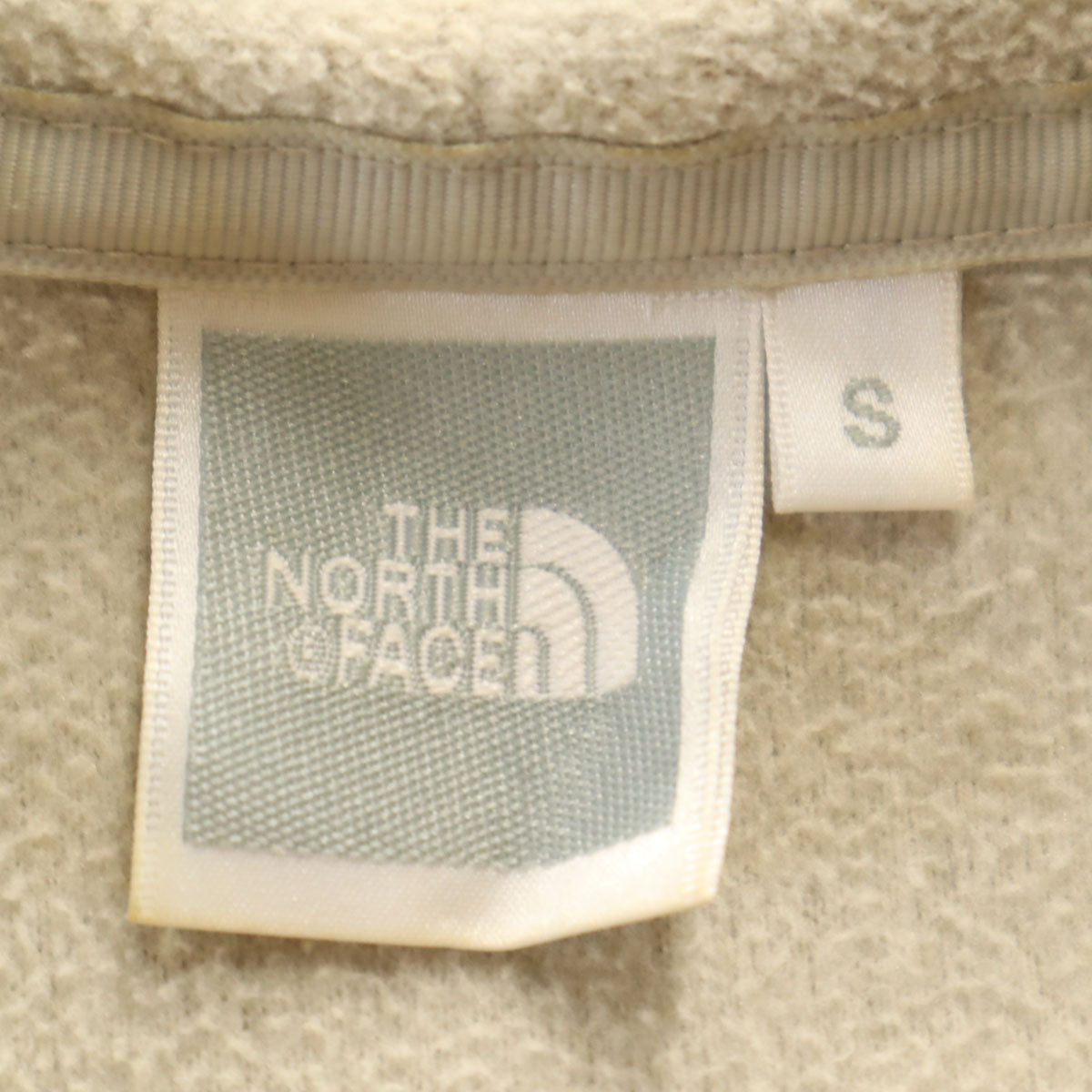 THE NORTH FACE ノースフェイス マイクロフリース パーカー S ベージュ NLW22035 アウトドア フーディー レディース