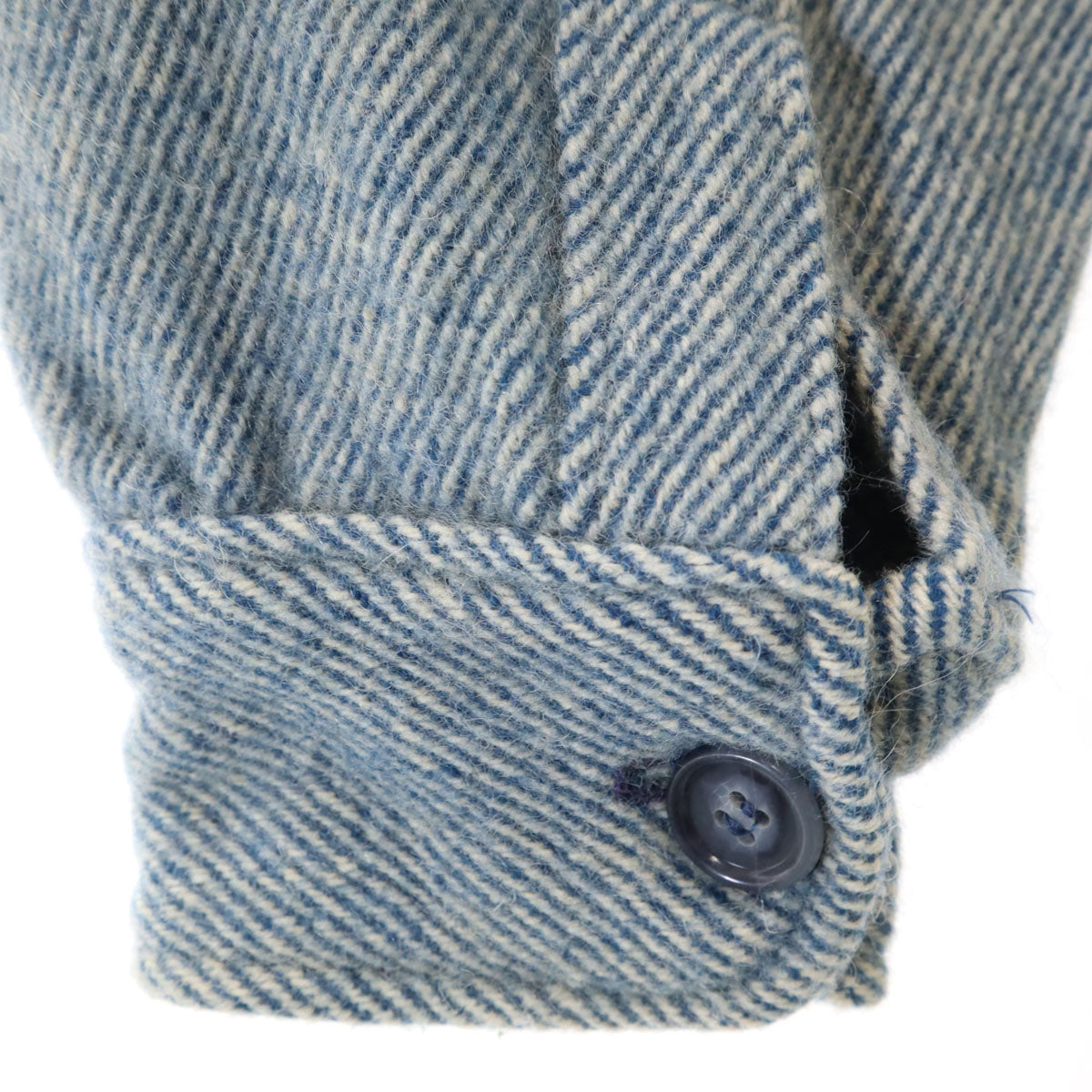 WOOLRICH ウールリッチ 70s ヴィンテージ 長袖 ヘビー ウールシャツ XL ブルー系 メンズ