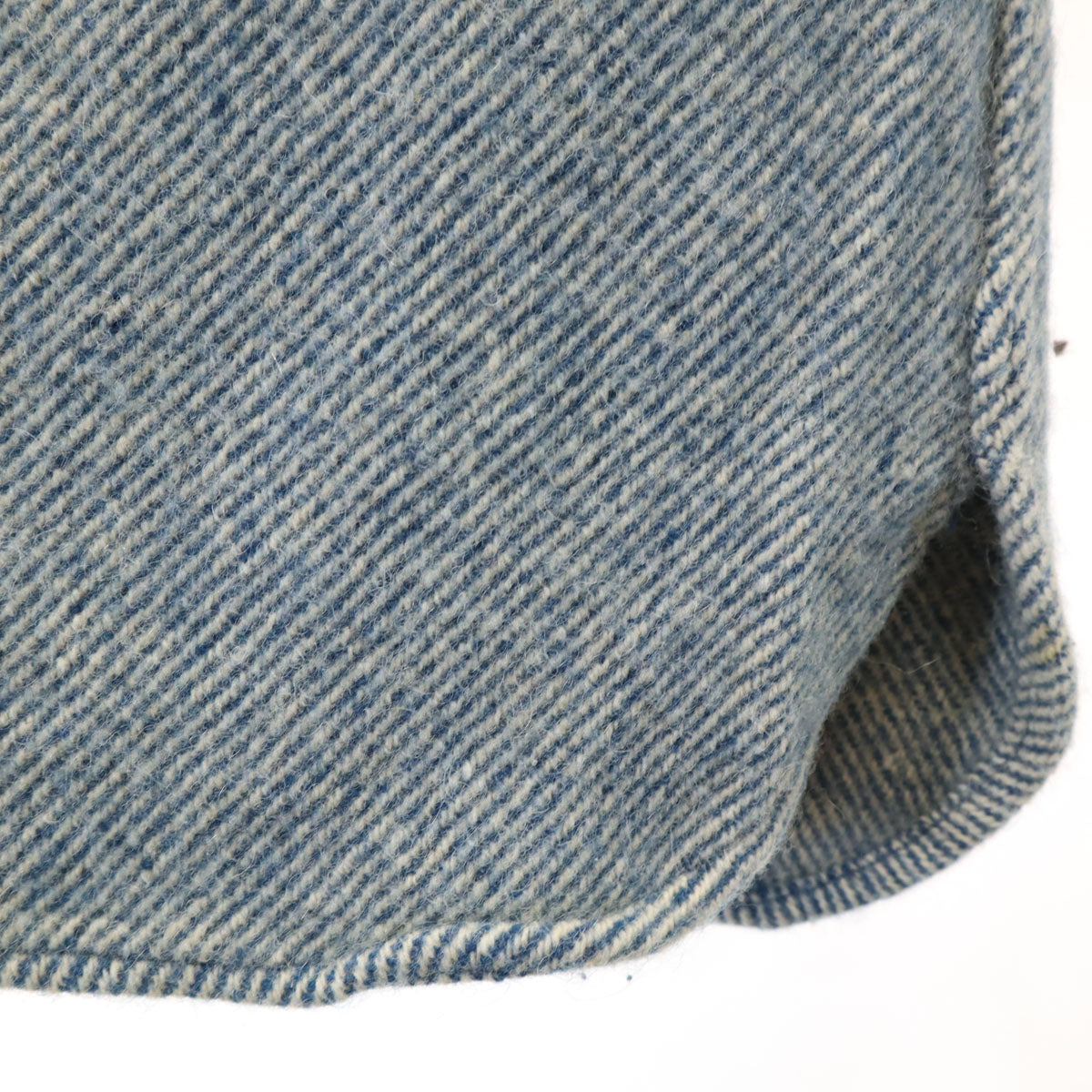 WOOLRICH ウールリッチ 70s ヴィンテージ 長袖 ヘビー ウールシャツ XL ブルー系 メンズ