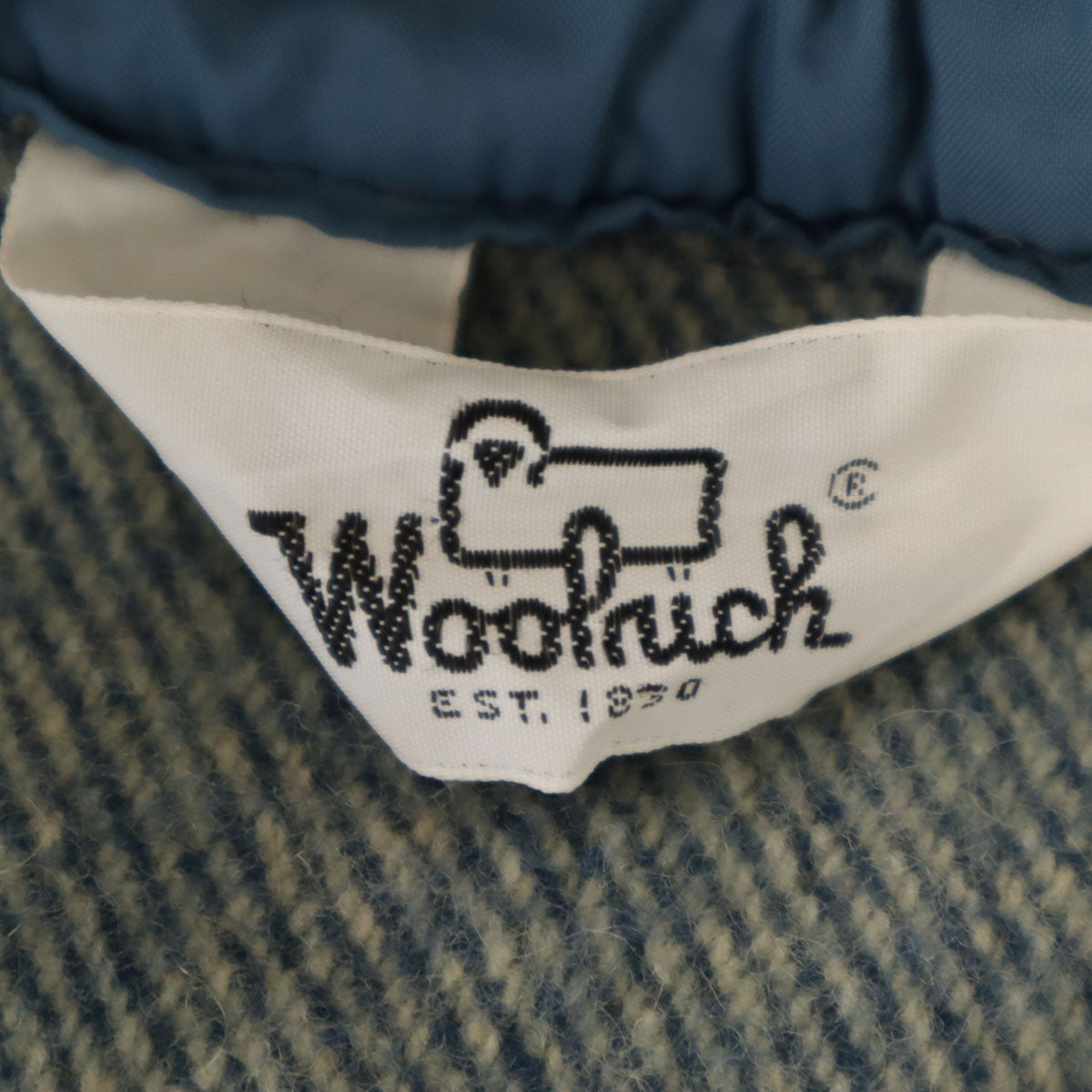 WOOLRICH ウールリッチ 70s ヴィンテージ 長袖 ヘビー ウールシャツ XL ブルー系 メンズ