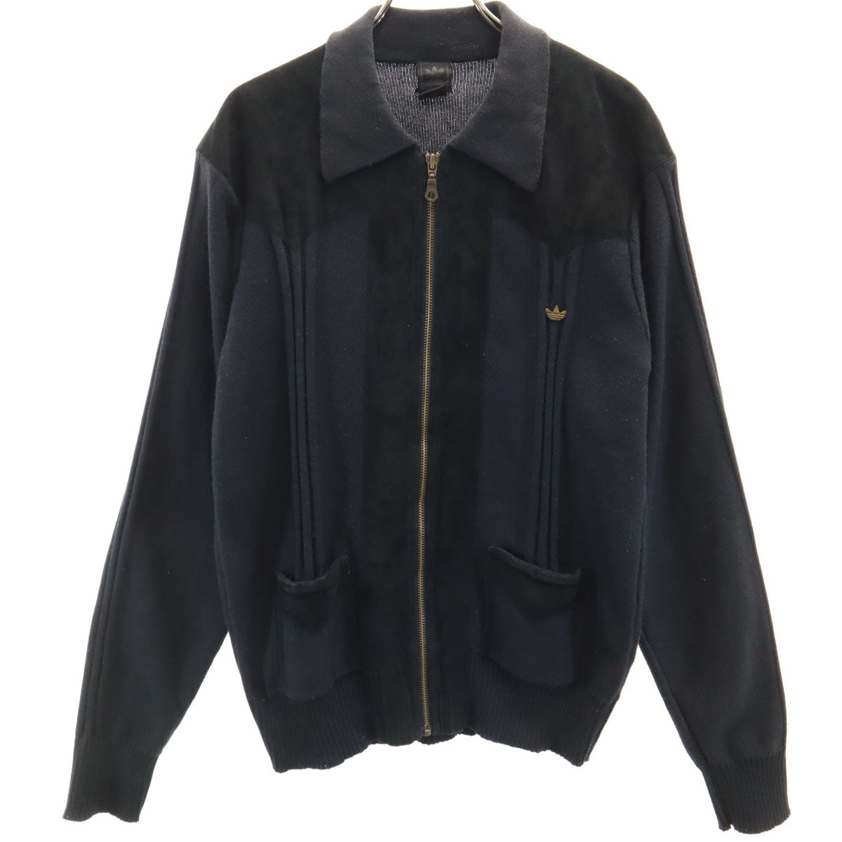 adidas アディダス ジップジャケット M/O ブラック メンズ