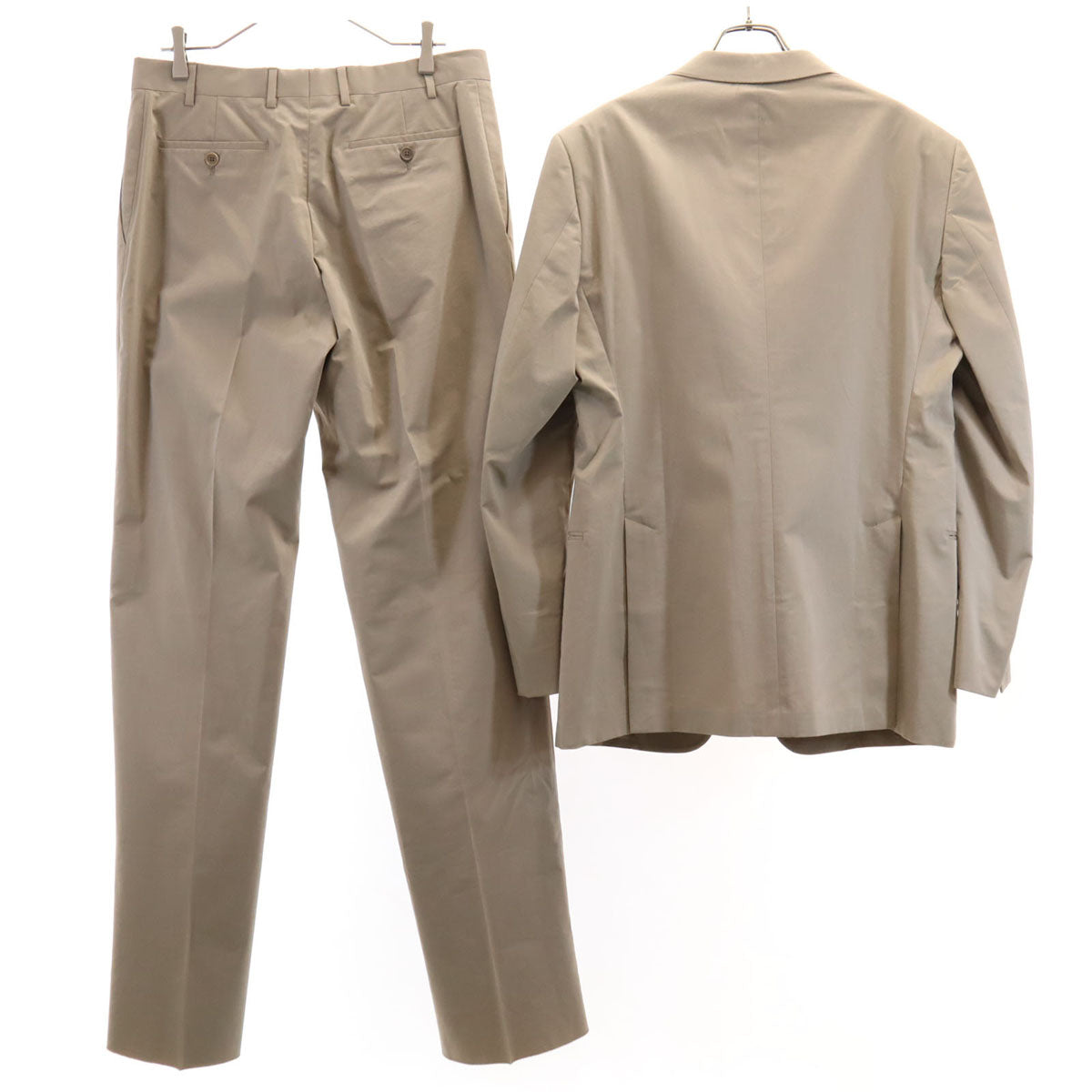 美品 ARMANI COLLEZIONI アルマーニコレッツォーニ イタリア製 スーツ 上下 セットアップ 40 ベージュ メンズ