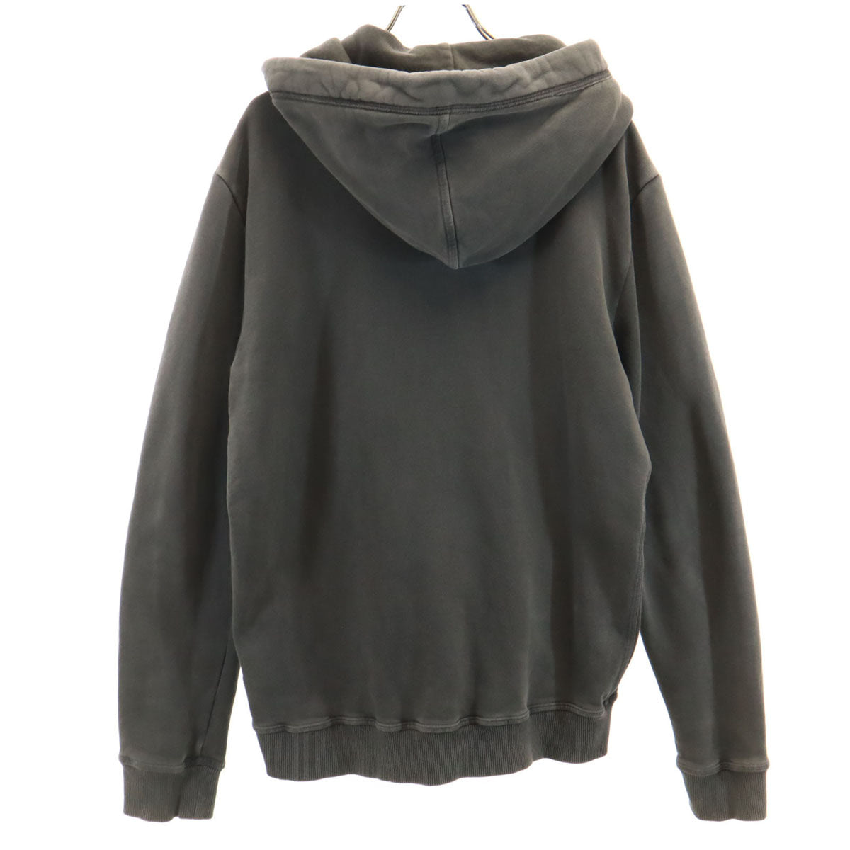 ARMANI JEANS アルマーニジーンズ 長袖 スリム スウェットパーカー XL オリーブ系 裏起毛 メンズ