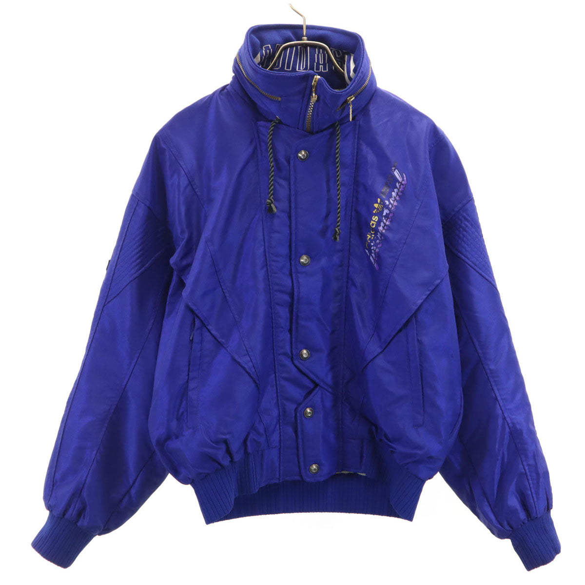 adidas アディダス 80s ヴィンテージ ブルゾン M 青紫 ジャケット メンズ