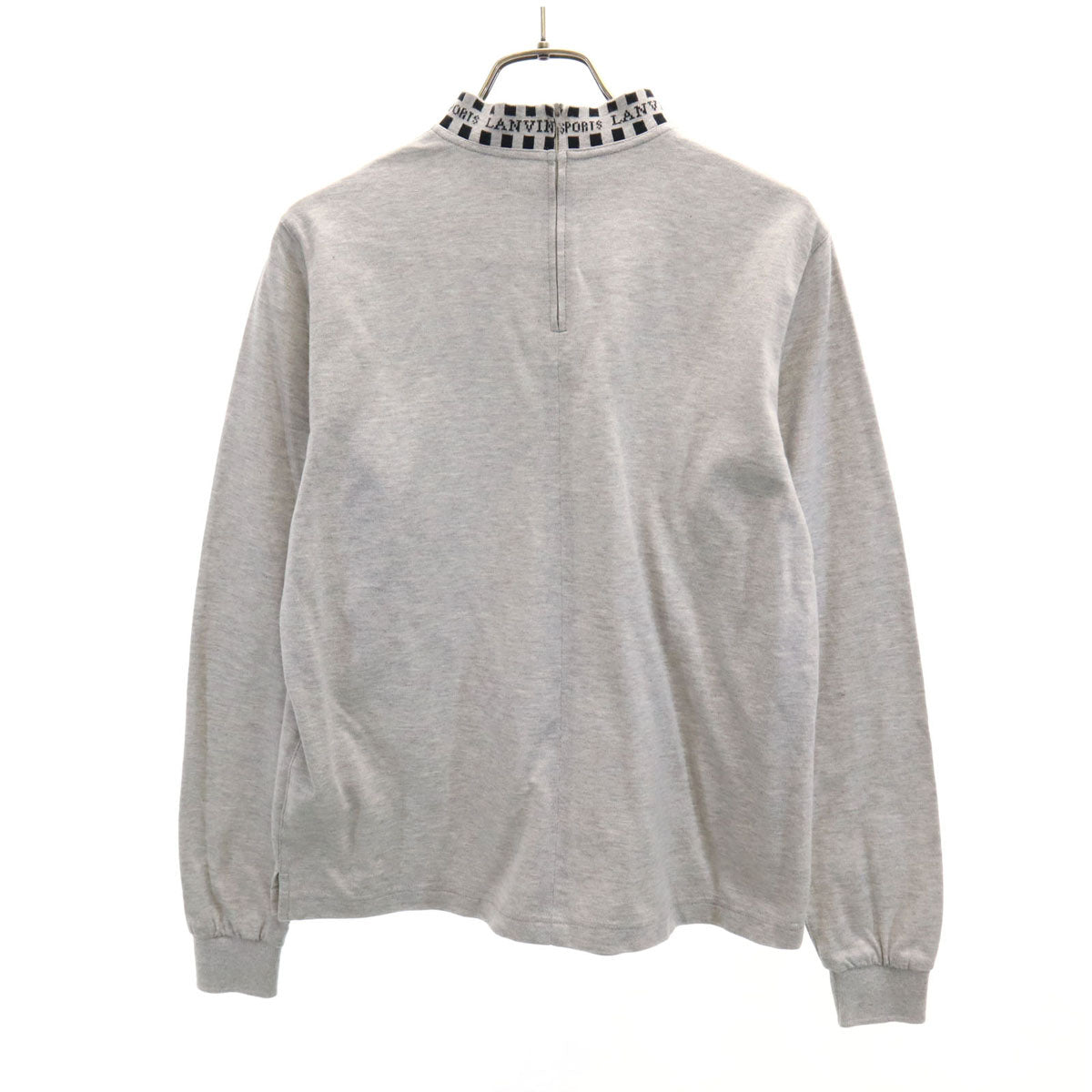 LANVIN SPORT ランバンスポール 日本製 長袖 モックネック カットソー 38 グレー レディース