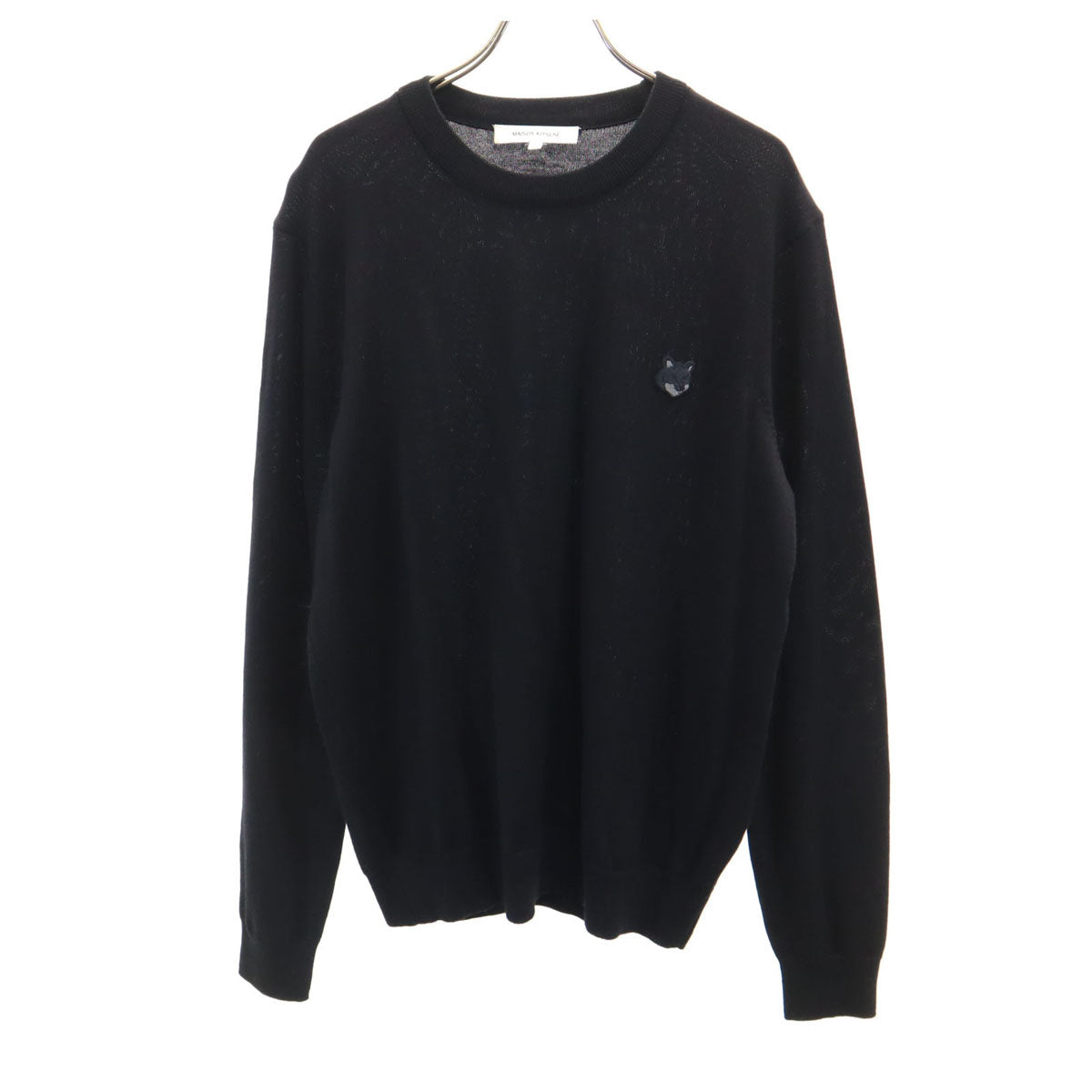 MAISON KITSUNE メゾンキツネ MM00815KT1036 長袖 ニット M ブラック セーター メンズ