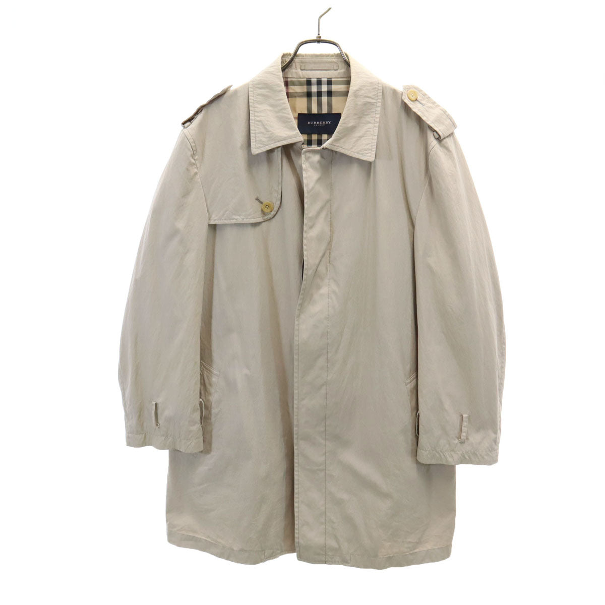 BURBERRY LONDON バーバリーロンドン 日本製 トレンチコート M ベージュ 三陽商会 メンズ